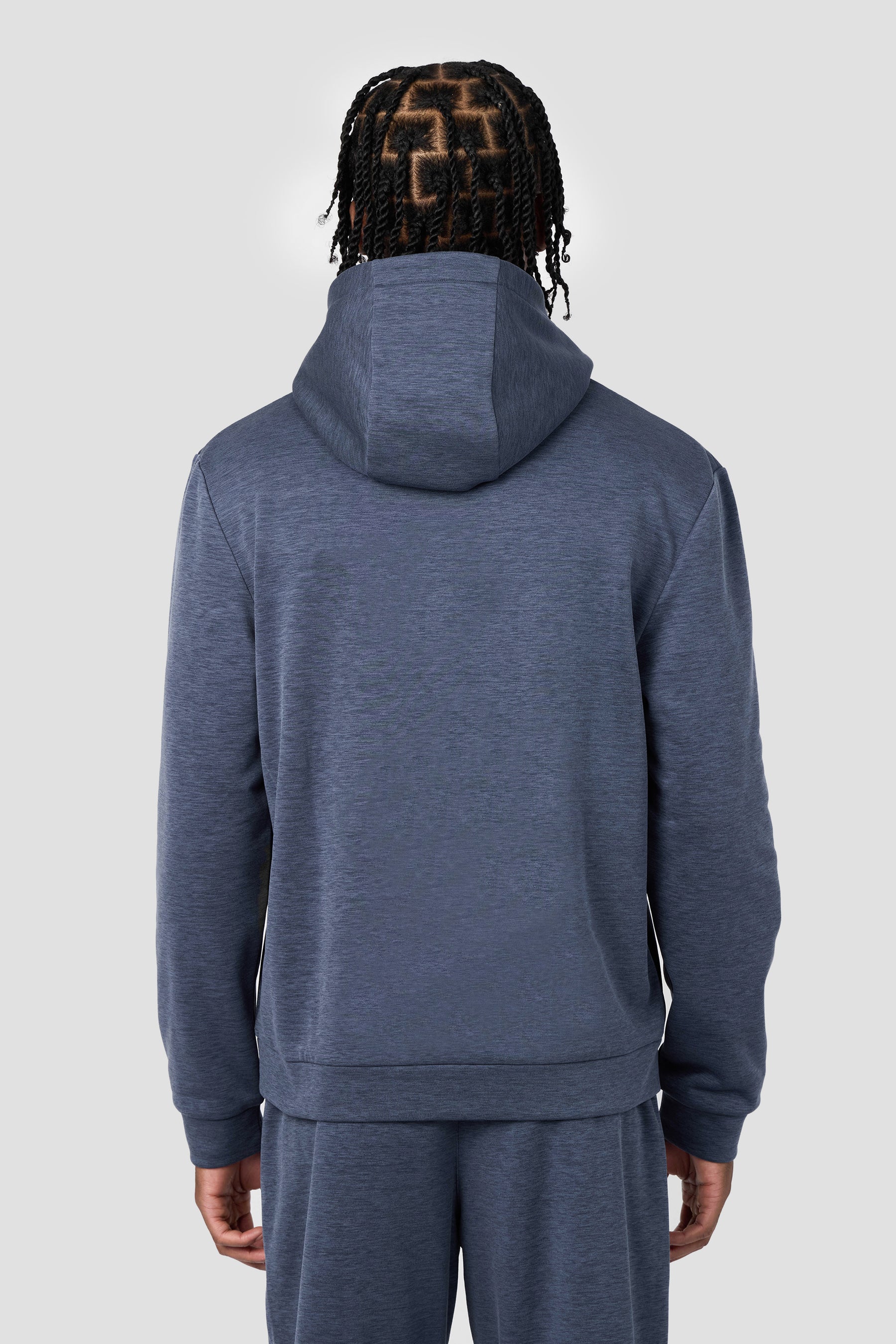 Rapid Fleece Hood - Midnight Blue Marl