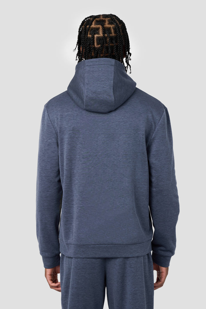 Rapid Fleece Hood - Midnight Blue Marl