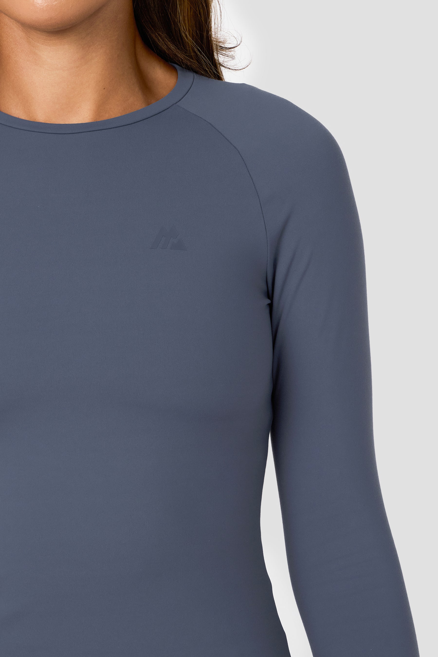 Form Long Sleeve T-Shirt - Greyed Indigo