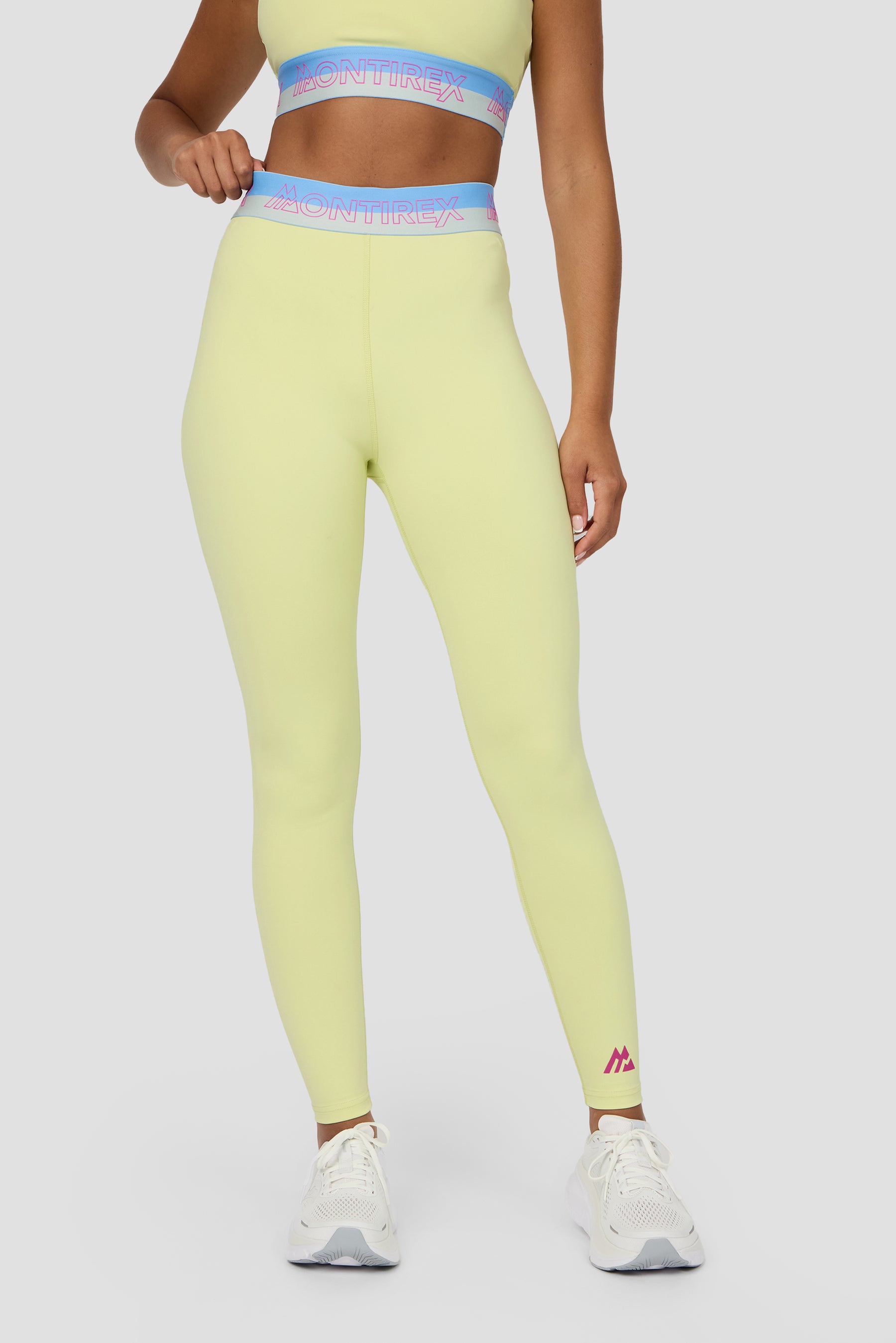 Icon Contrast 2.0 Legging - Citrus/Powder Blue/Breeze