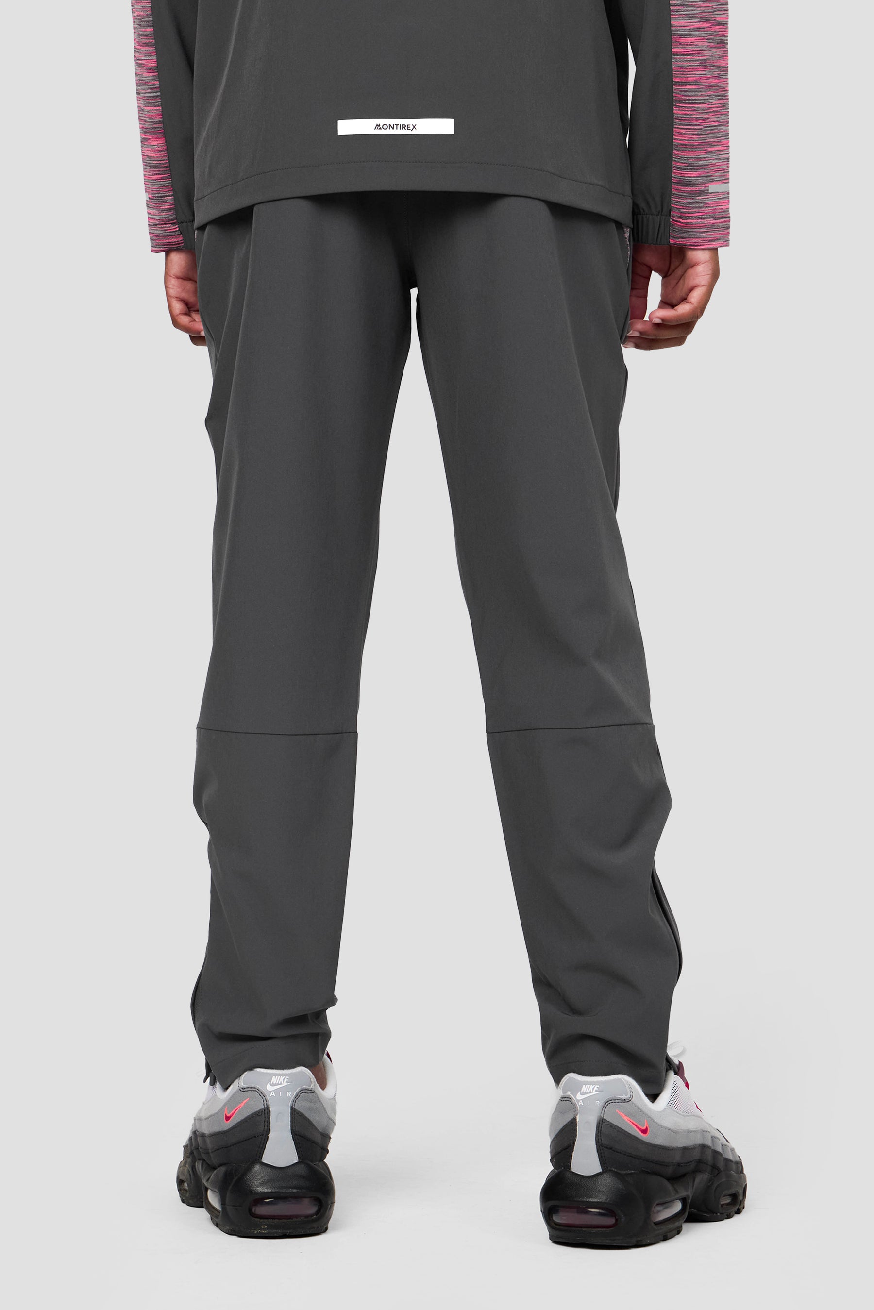 Boys Trail Panel Woven Pant - Grey/Pink/Multi 