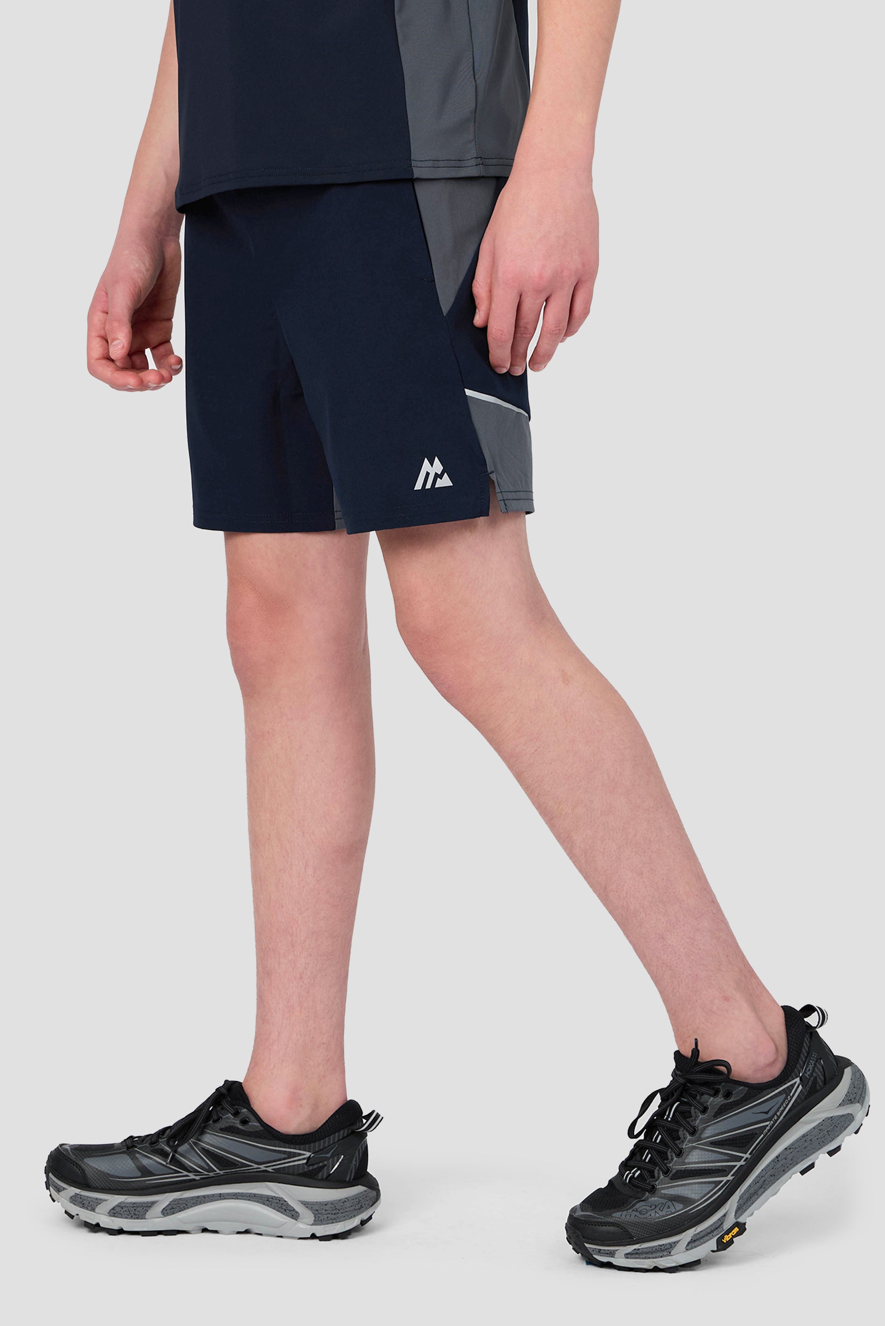 Boys Cerberus Short - Navy Void/Neon Sky/Slate Grey