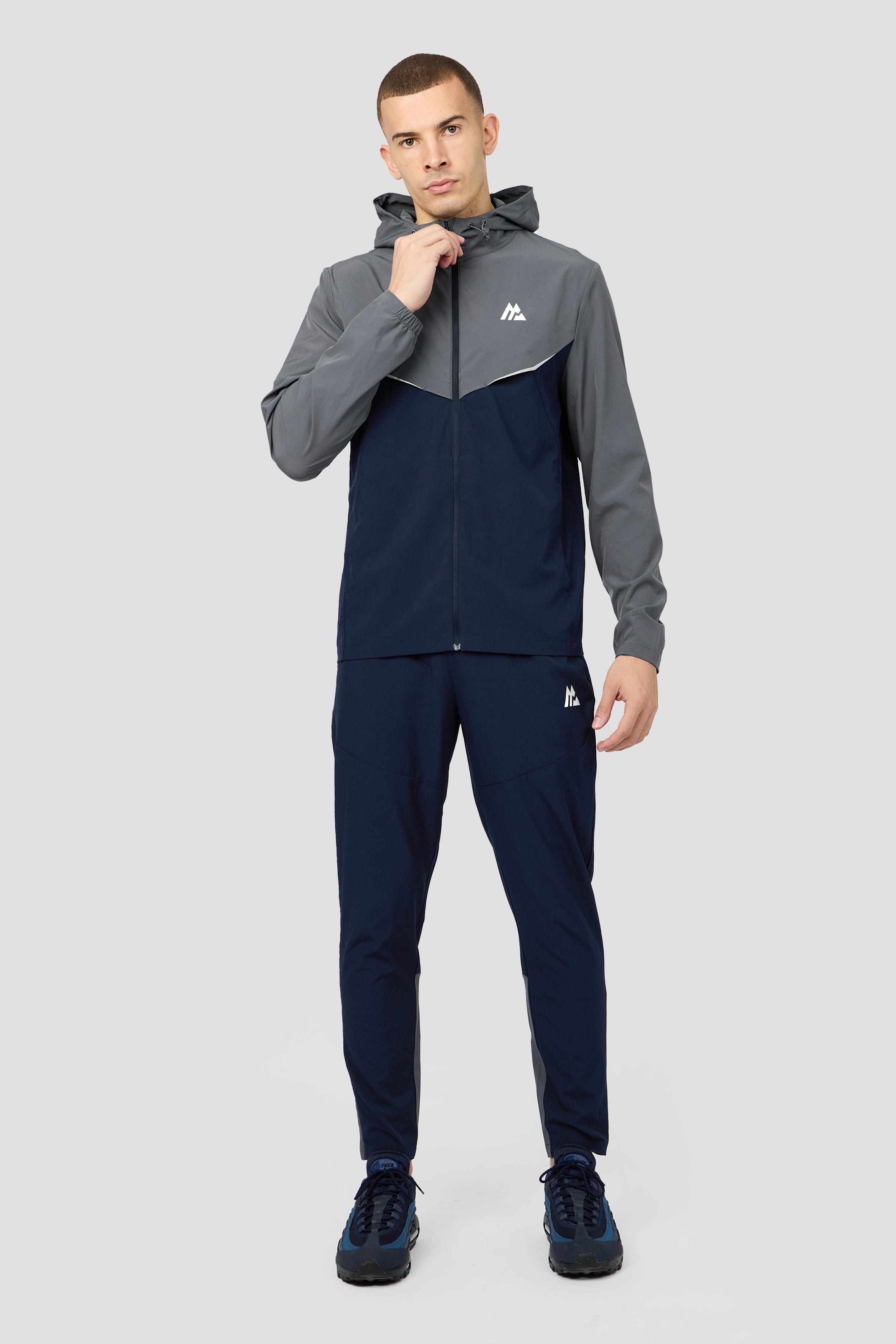Swift Jacket Midnight Blue/Slate Grey | Montirex Sportswear Gymwear