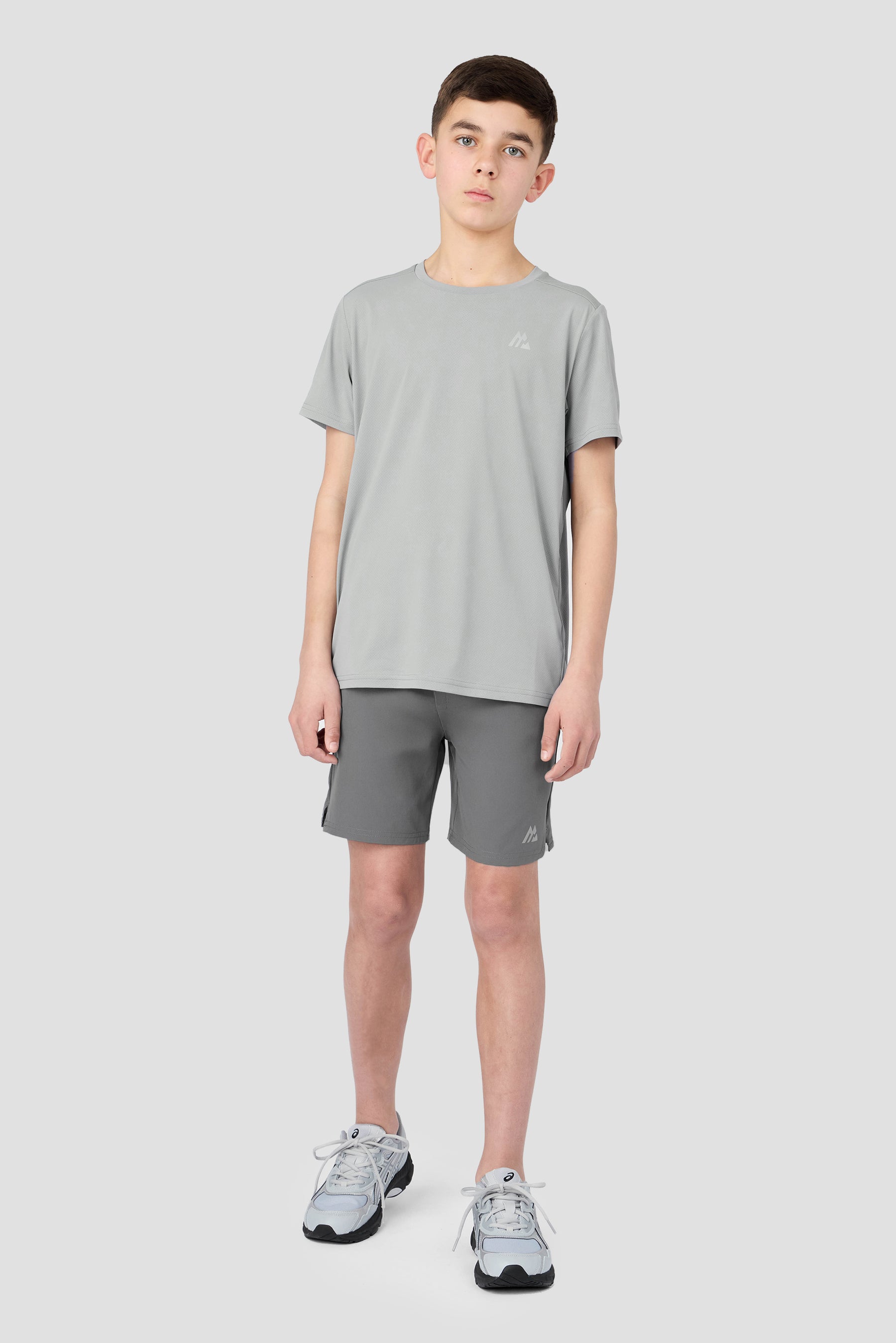 Boys Delta T-Shirt - Platinum Grey