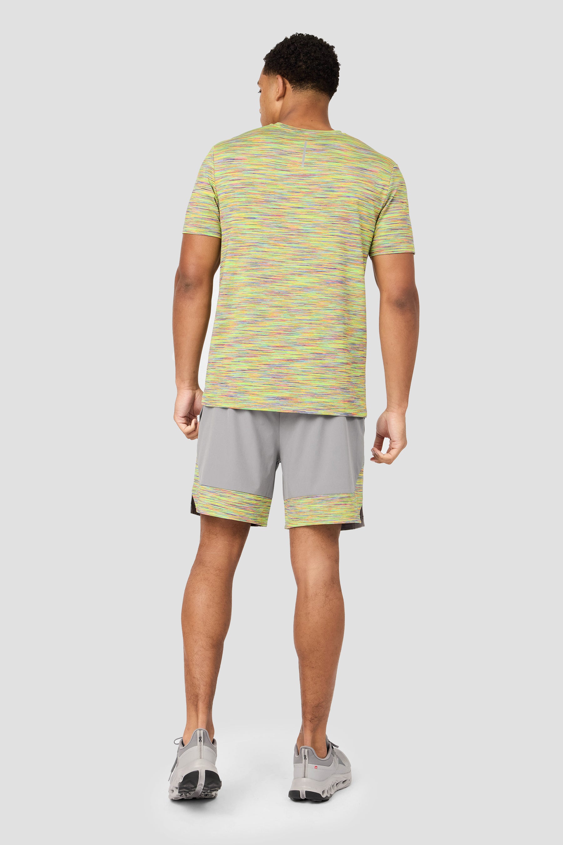 Trail Short - Grey/Orange/Yellow/Lilac