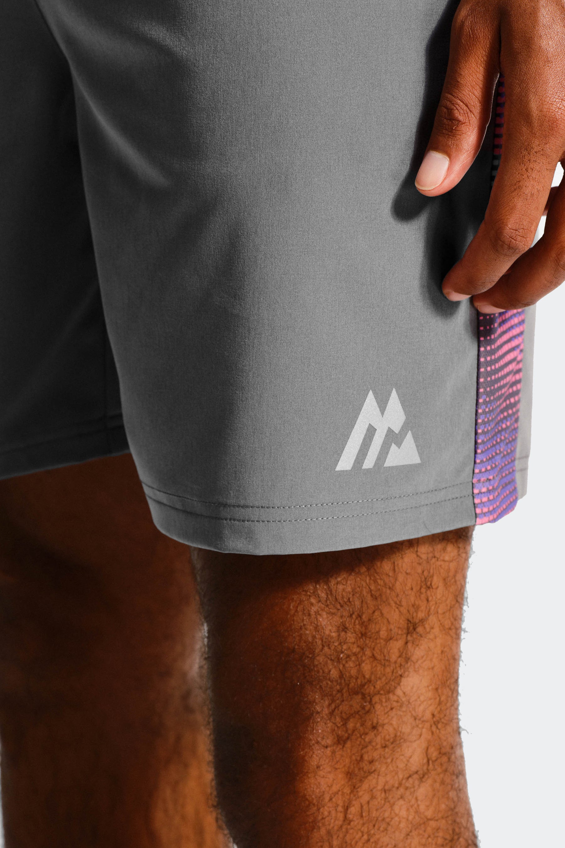 Haze Short - Cement Grey/Electric Purple/Mauve Pink