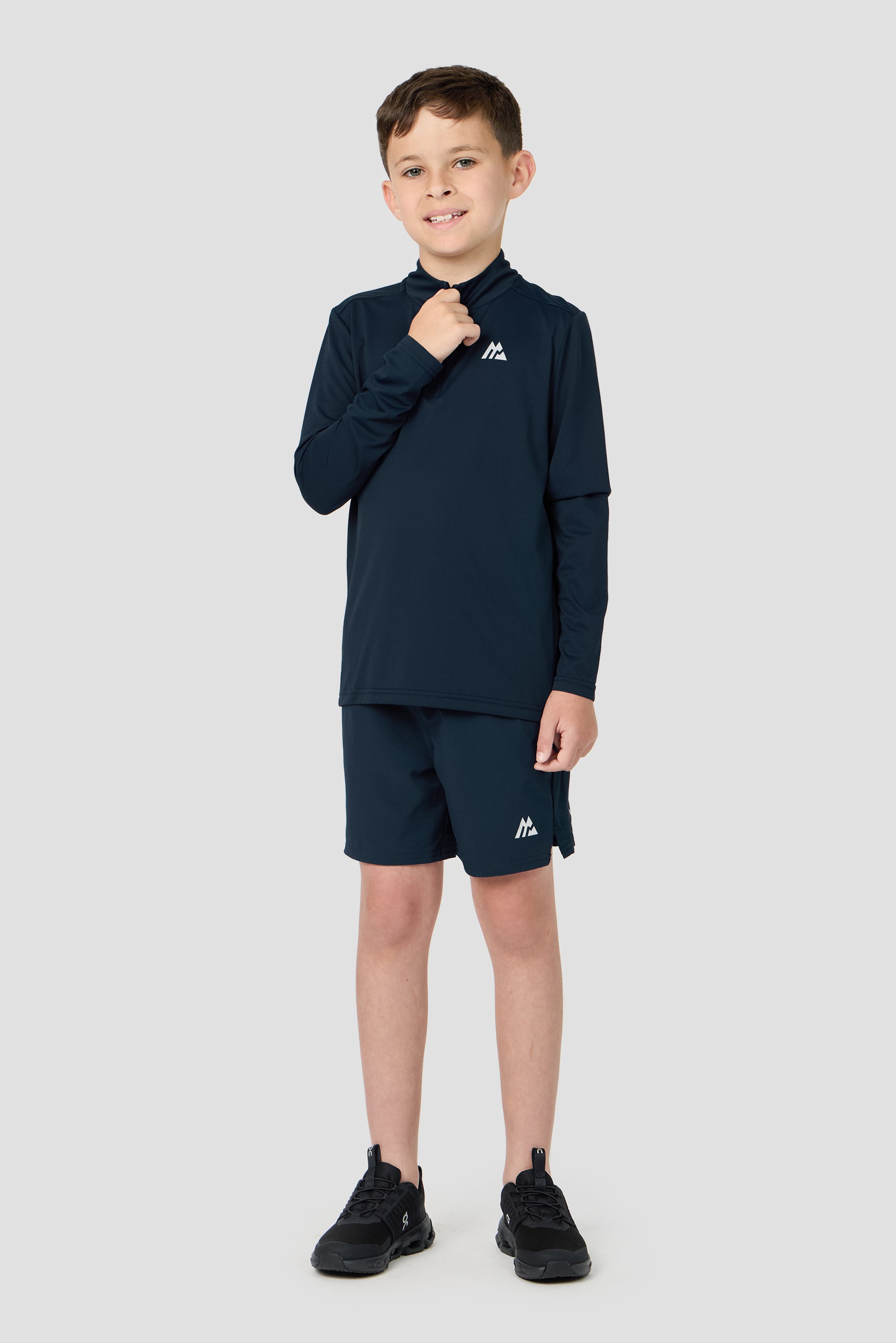 Boys Delta 1/4 Zip - Midnight Blue