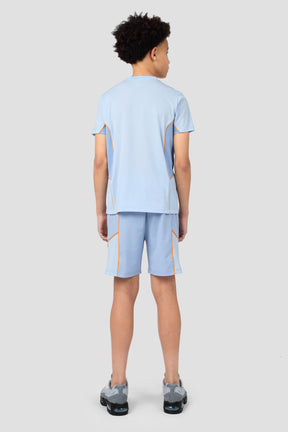 Boys Chroma Short - Cloudy Blue/Summer Mist/Tangerine Glow