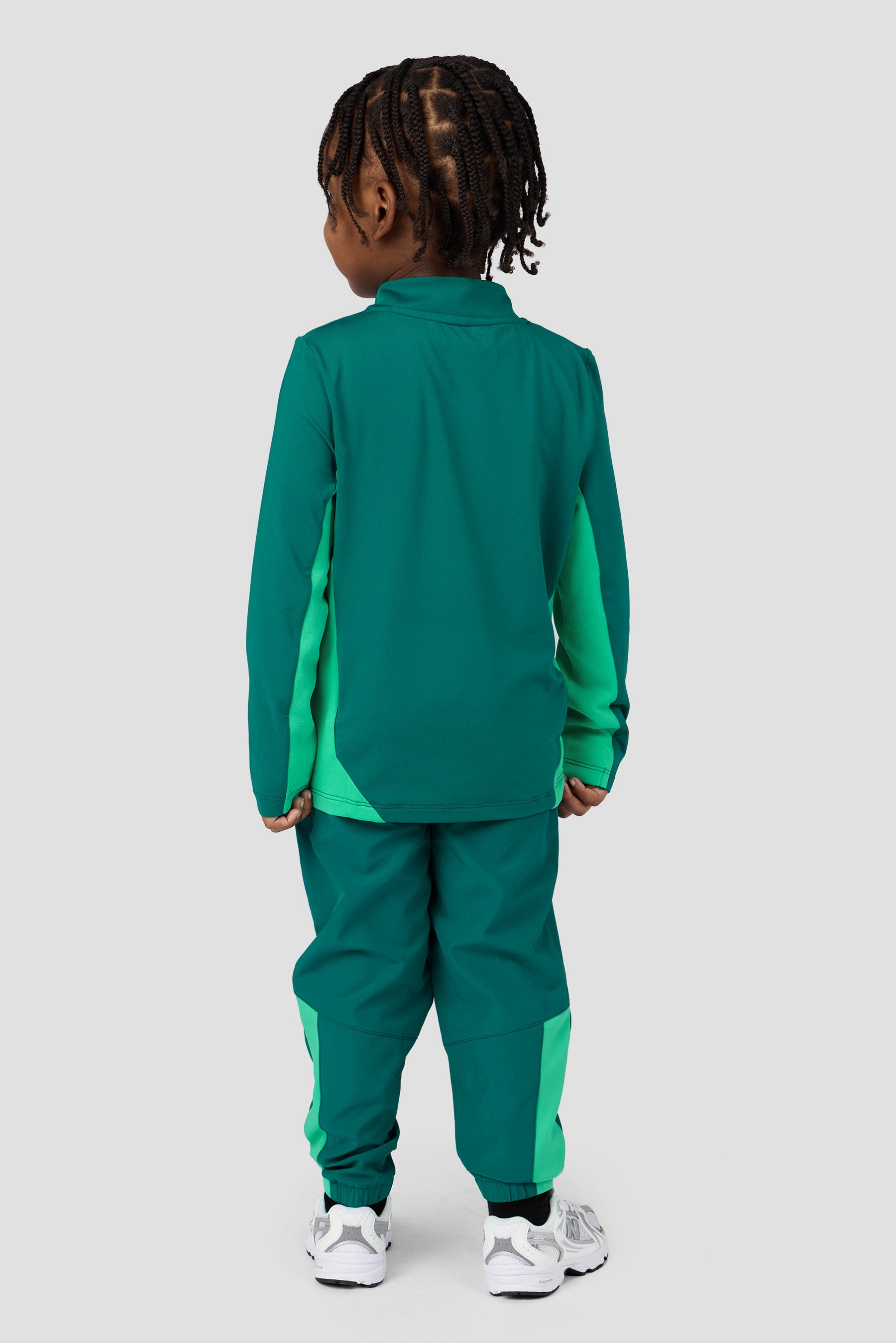 Infant Boys Peak 2.0 1/4 Zip/Pant Set - Lagoon Green/Mint Blue