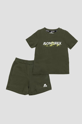 Infant Summits T-Shirt/Short Set - Elm 