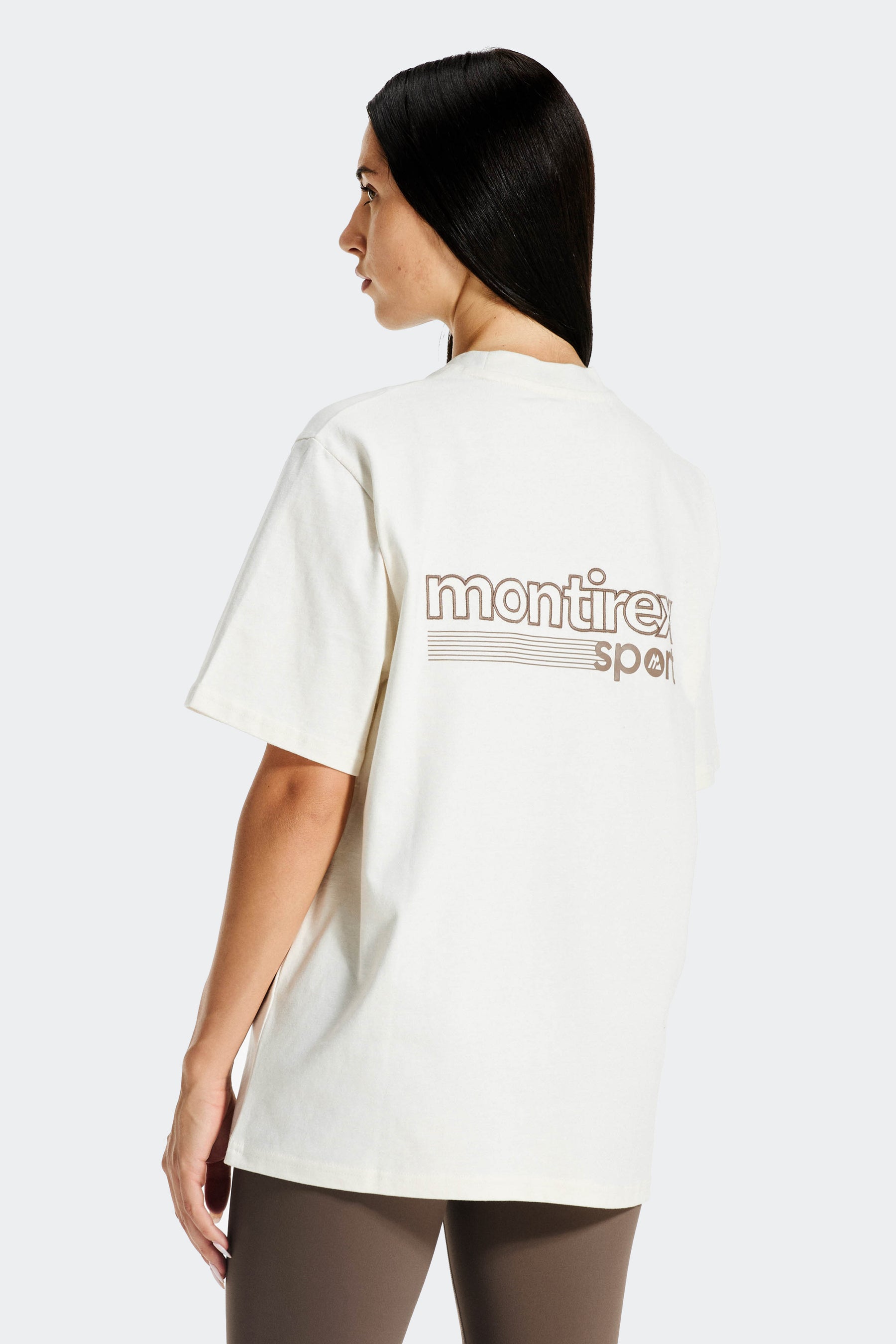 Track Graphic T-Shirt - Vanilla