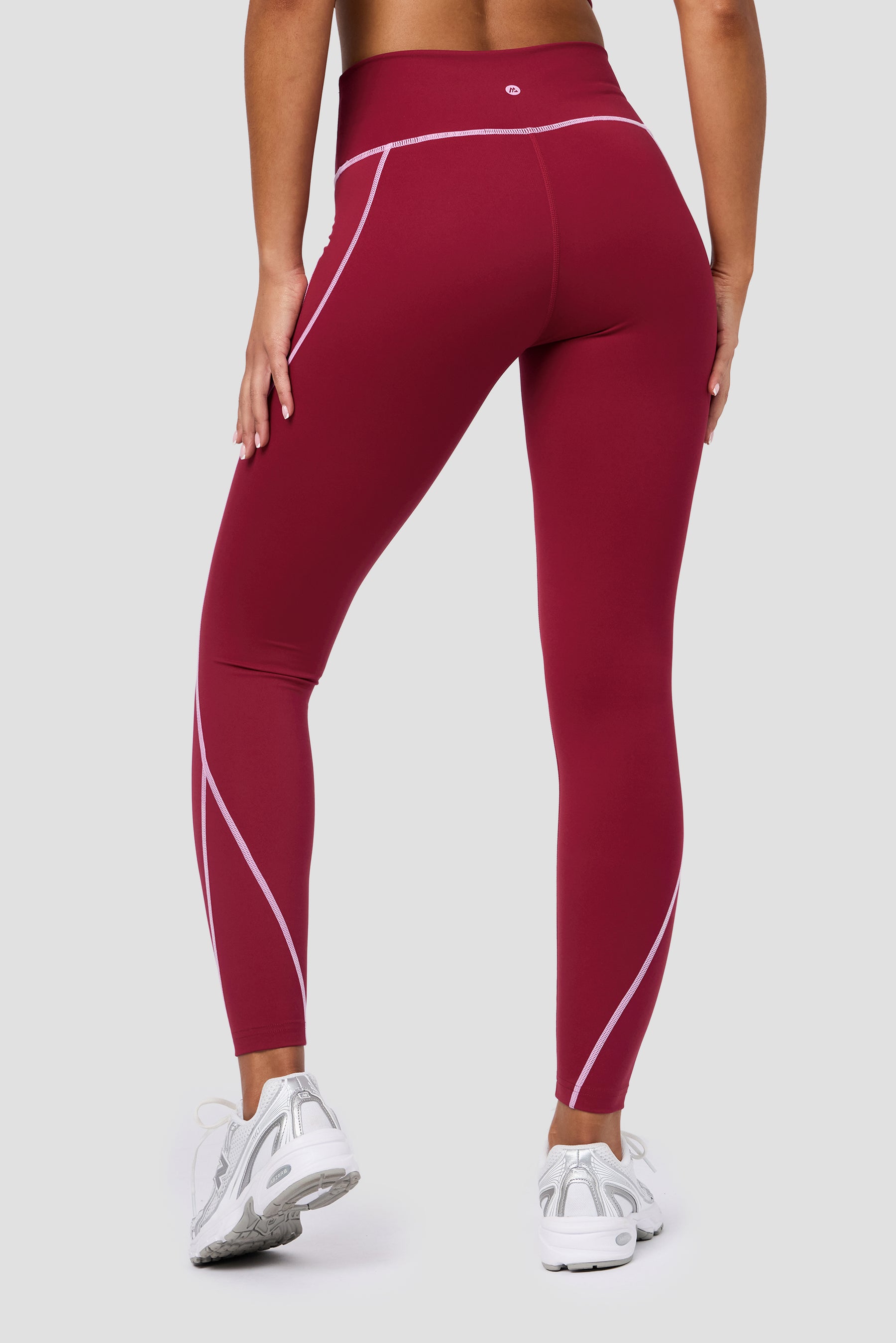 ACCOLADE LEGGING - DARK CRIMSON/ROSELLA