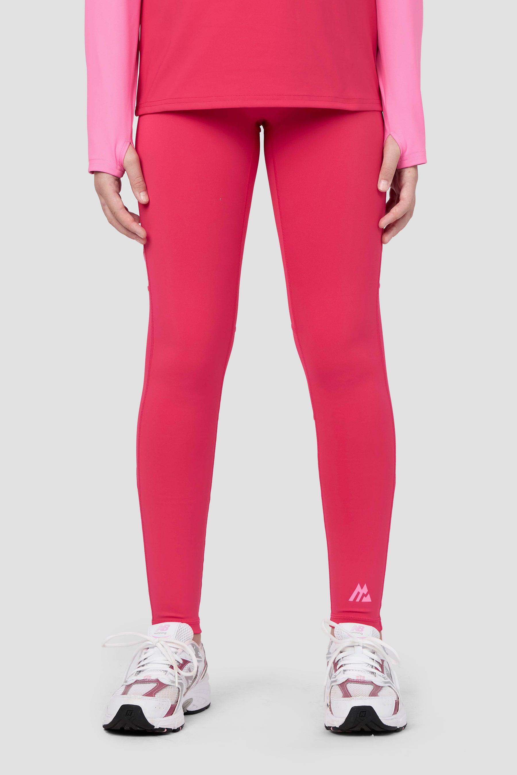 Girls Dash Legging - Hibiscus/Framboise