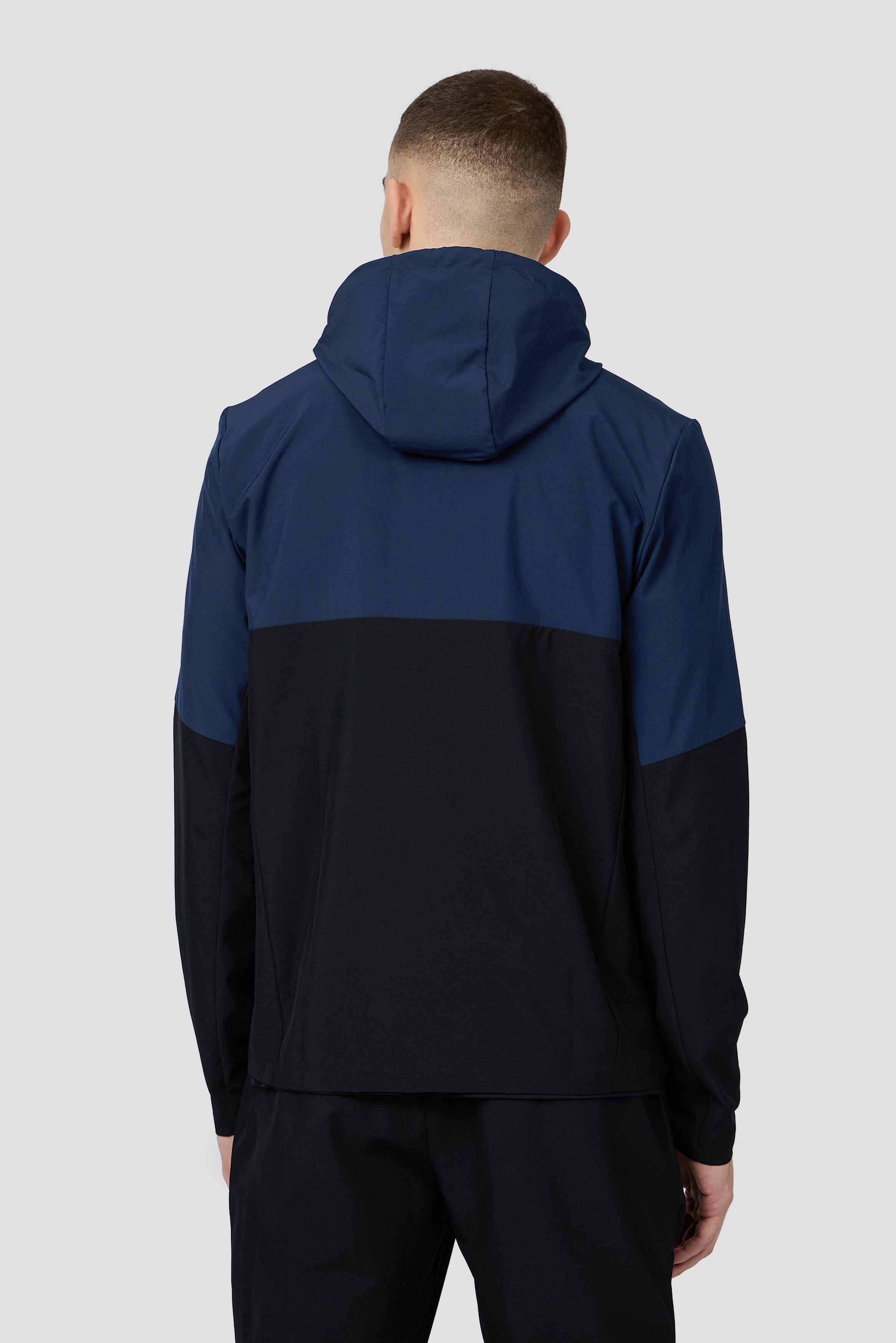 Impel Jacket Black/Midnight Blue | Montirex Sportswear Gymwear
