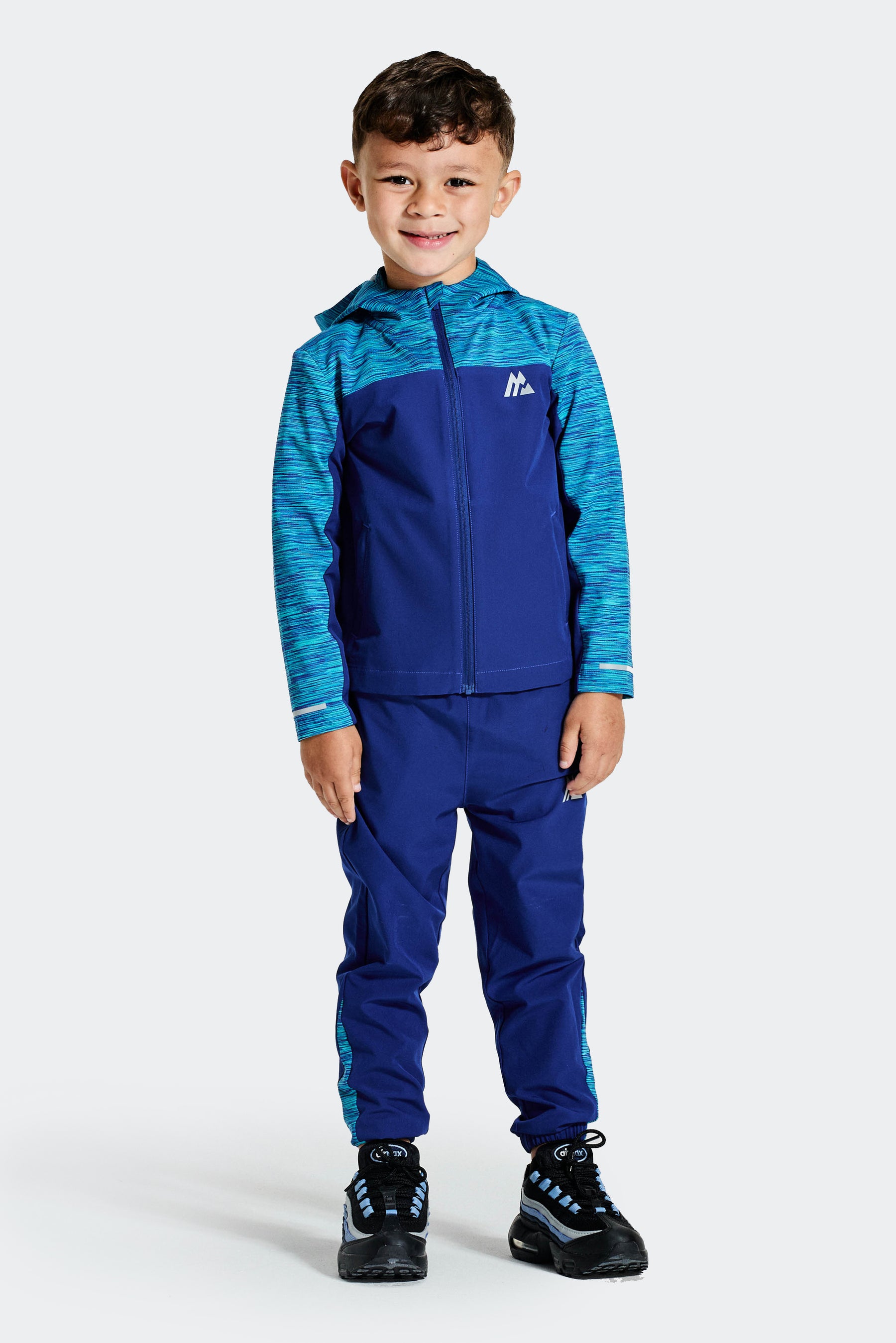 Infant Boy's Trail Windbreaker/Pant Set - Blue Multi