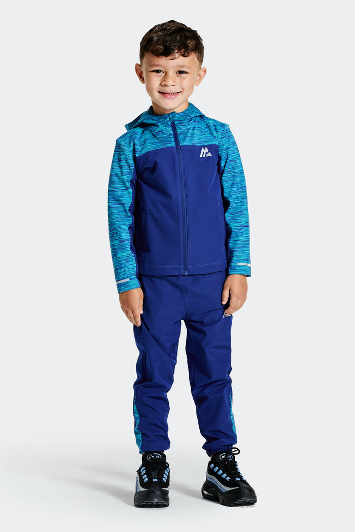 Infant Boy's Trail Windbreaker/Pant Set - Blue Multi
