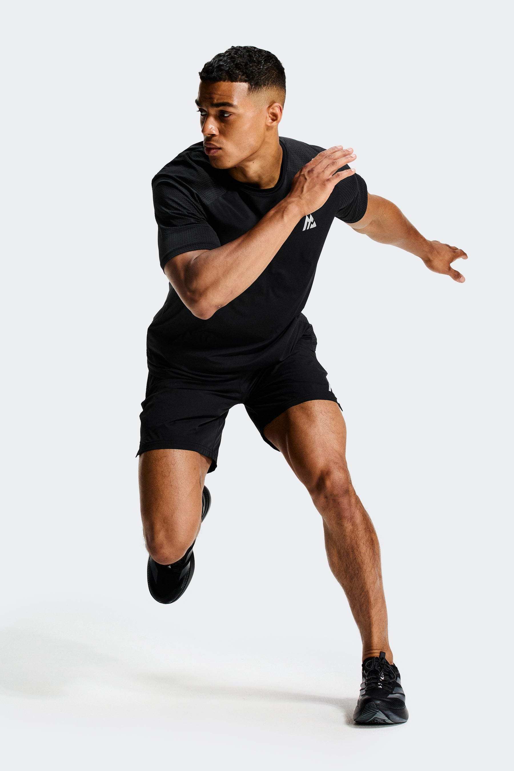 Argent Reflective T-Shirt - Black