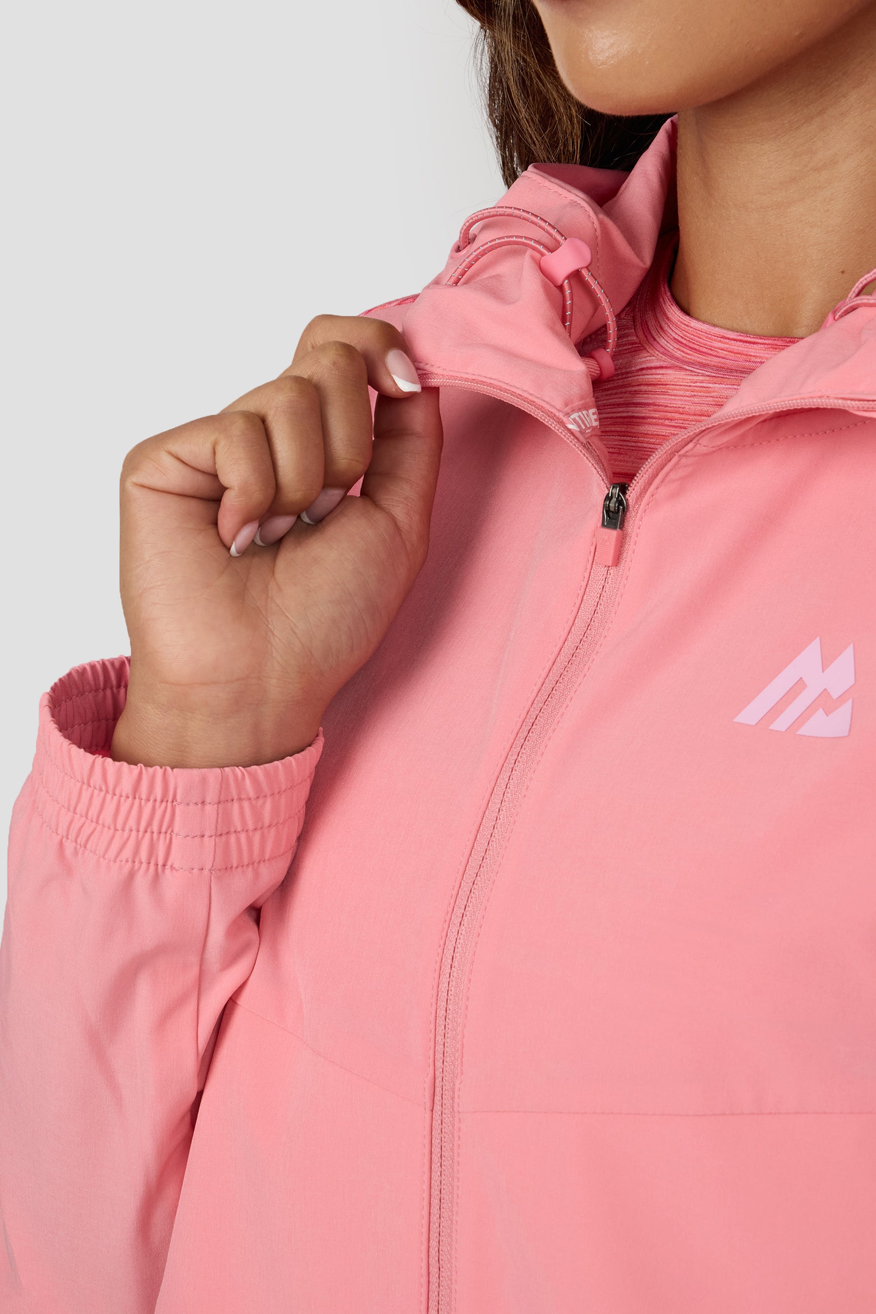 Women's Trail Windbreaker - Pink/Orange Multi