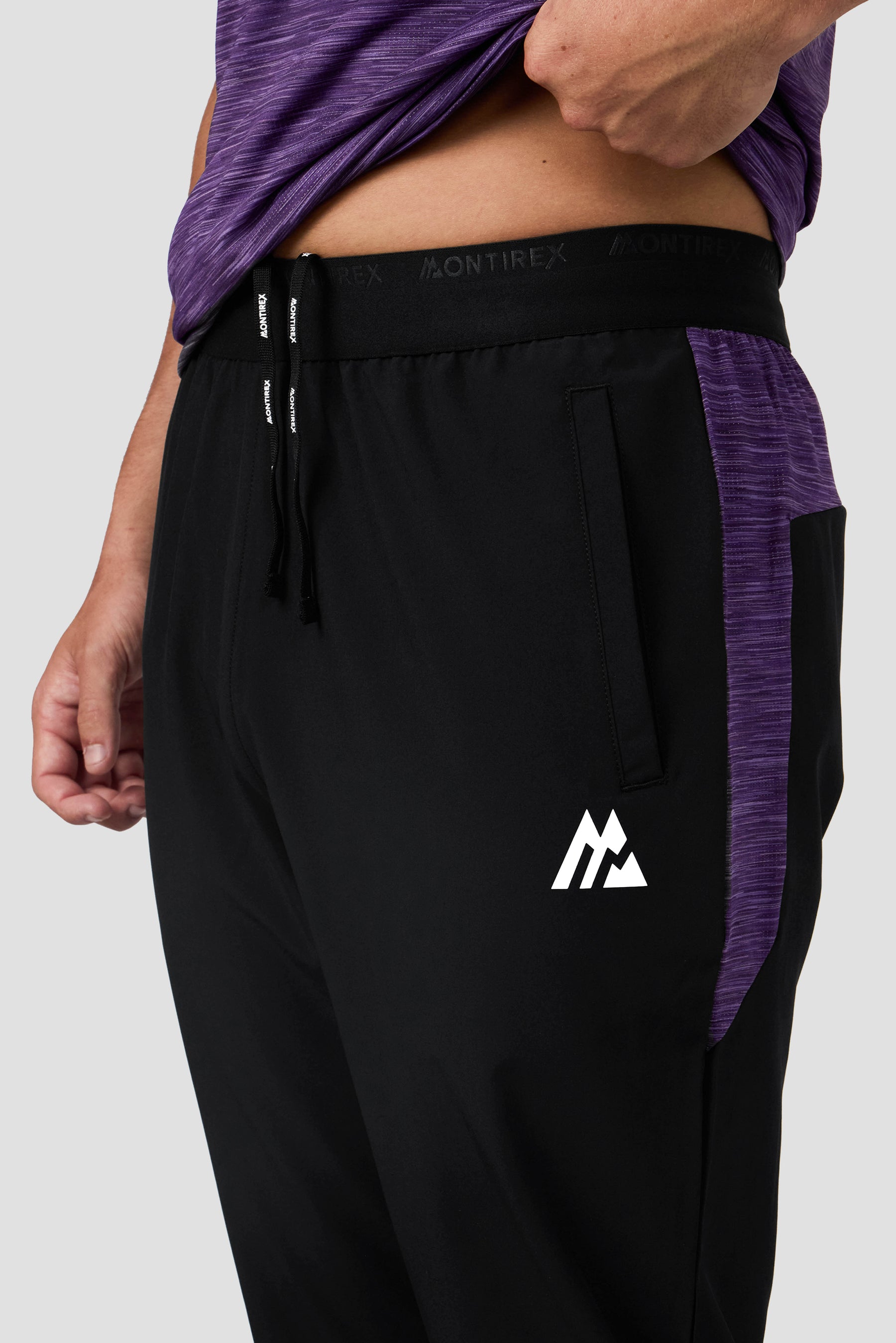 Trail Panel 2.0 Running Pant - Purple Multi