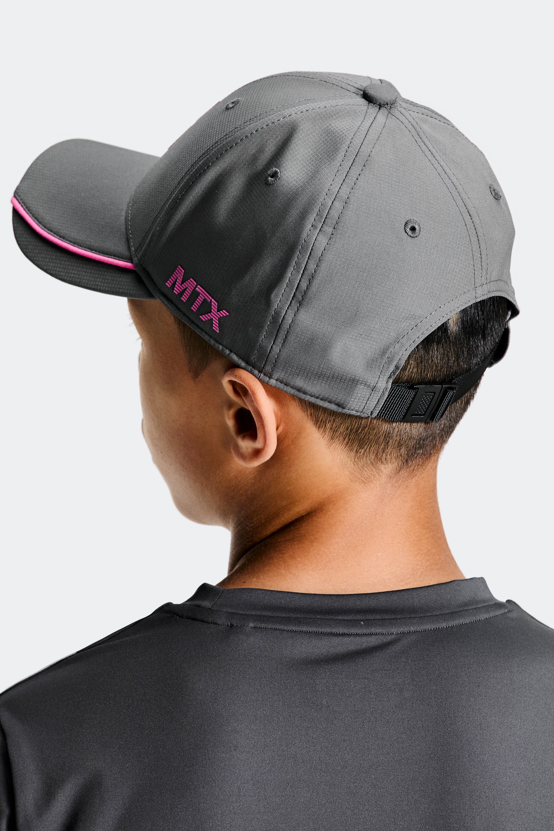 Junior Pace 2.0 Cap - Cement Grey/Peach Punch/Peony Pink