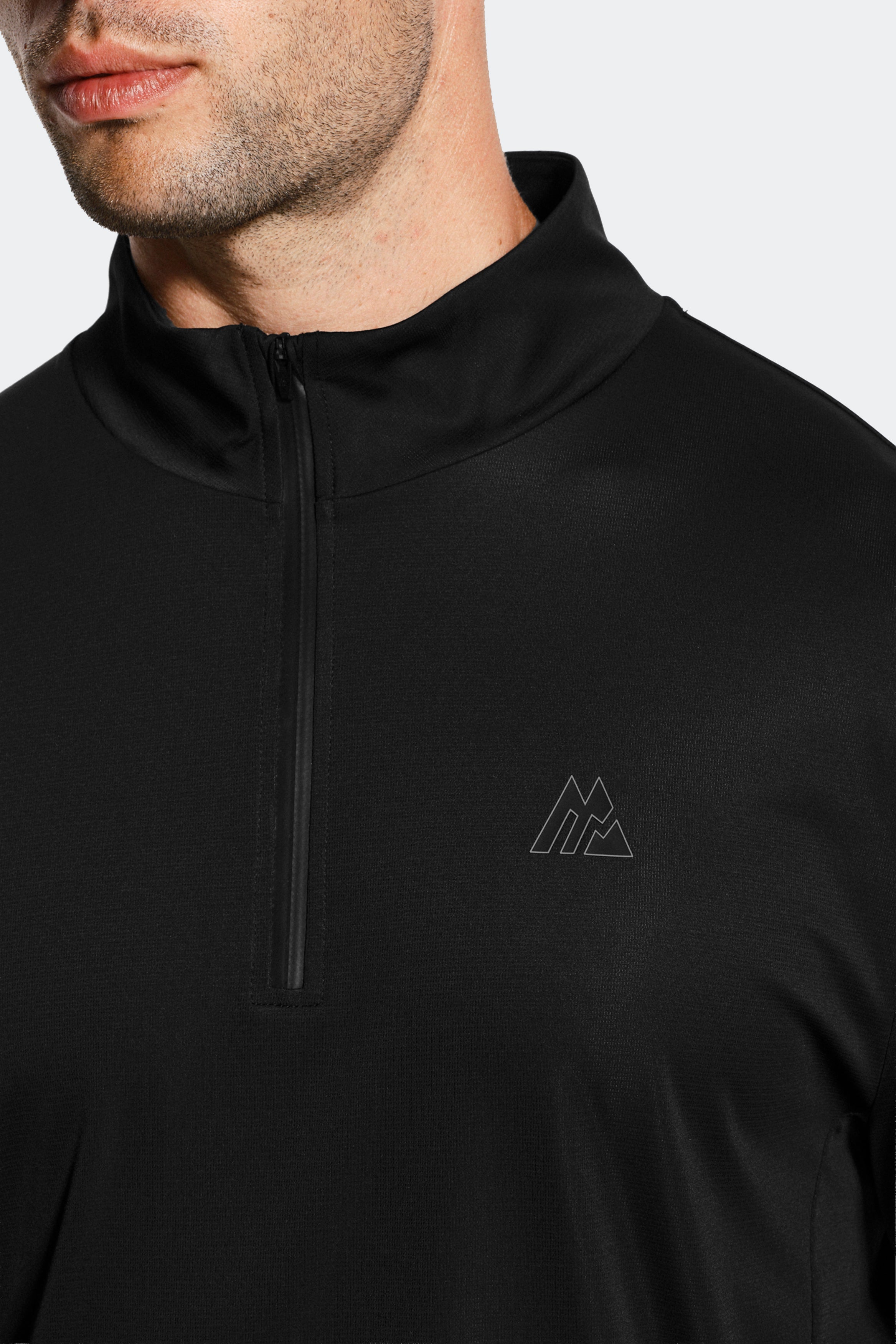 Montirex Golf 1/4 Zip Black/Onyx | Sportswear & Gymwear