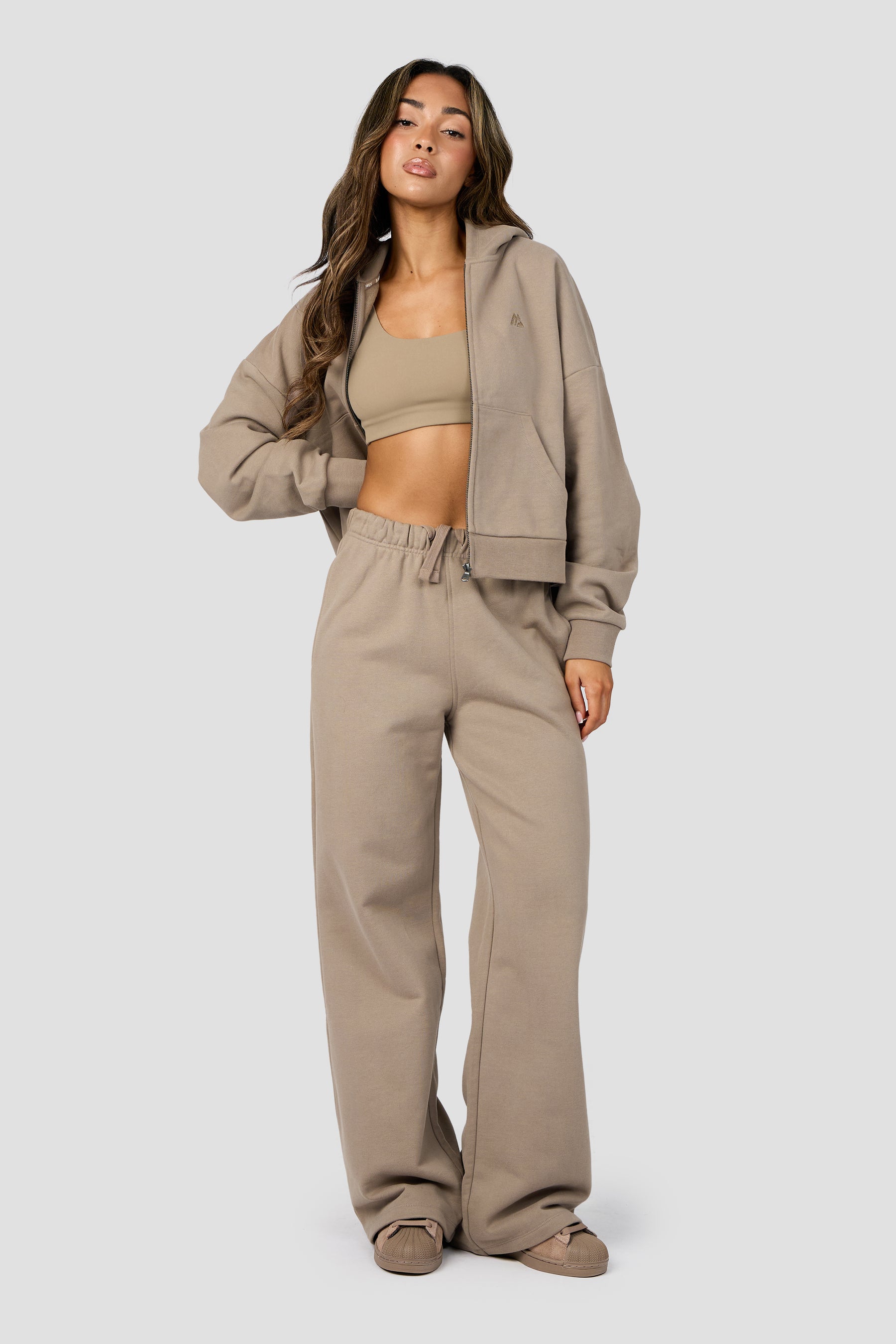 Form Full Zip Hood - Praline