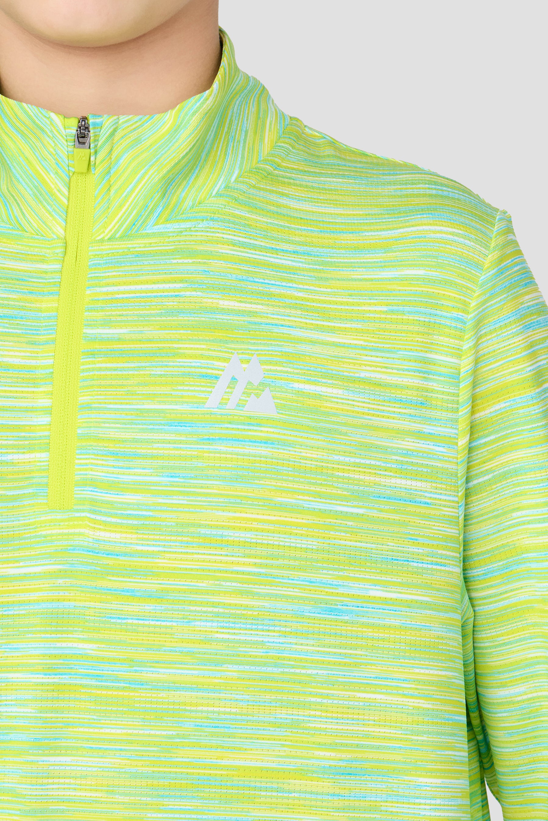 Boys Trail 1/4 Zip - Yellow/Blue/White