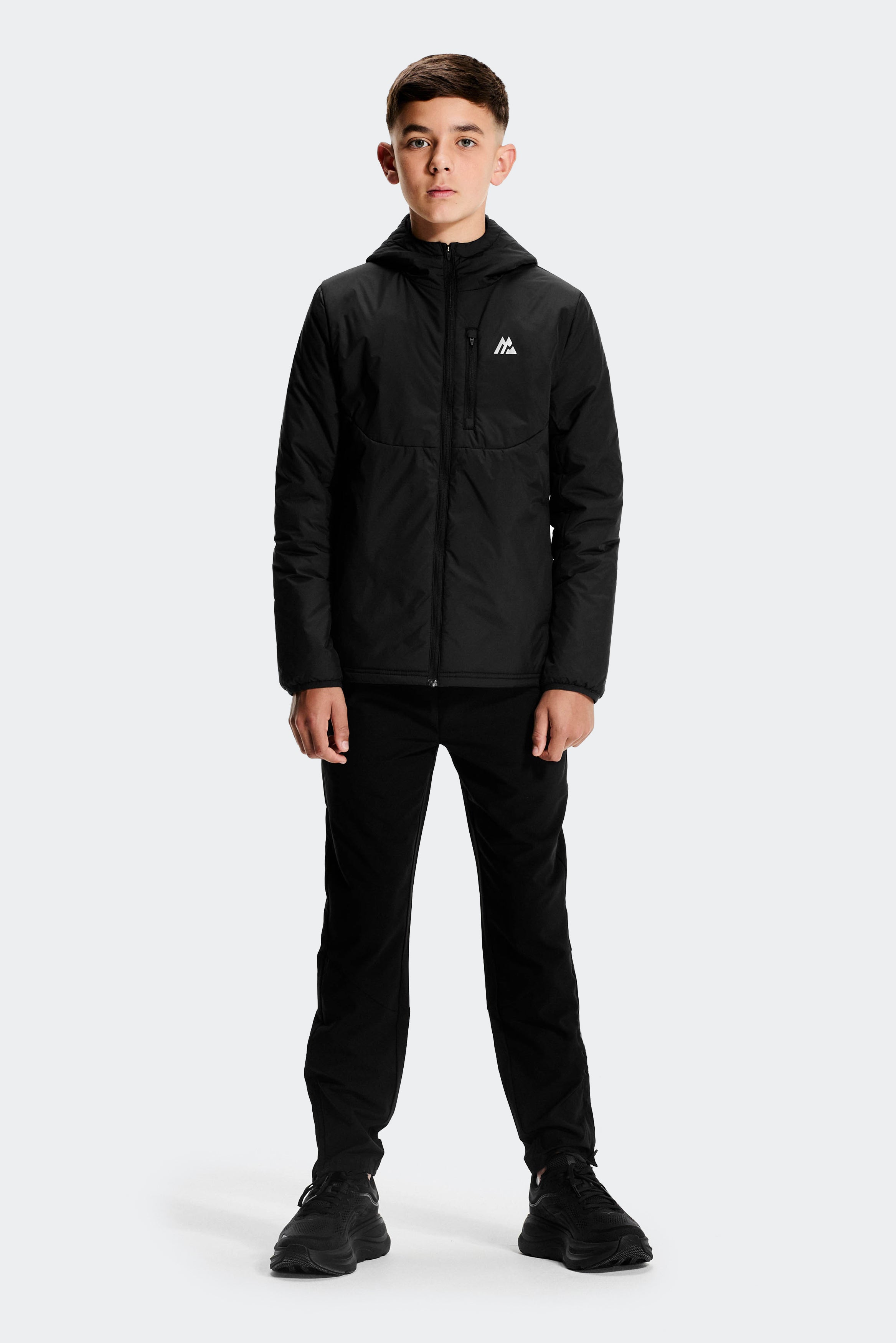 Montirex Boys Cache Jacket - Black | Sportswear Essential