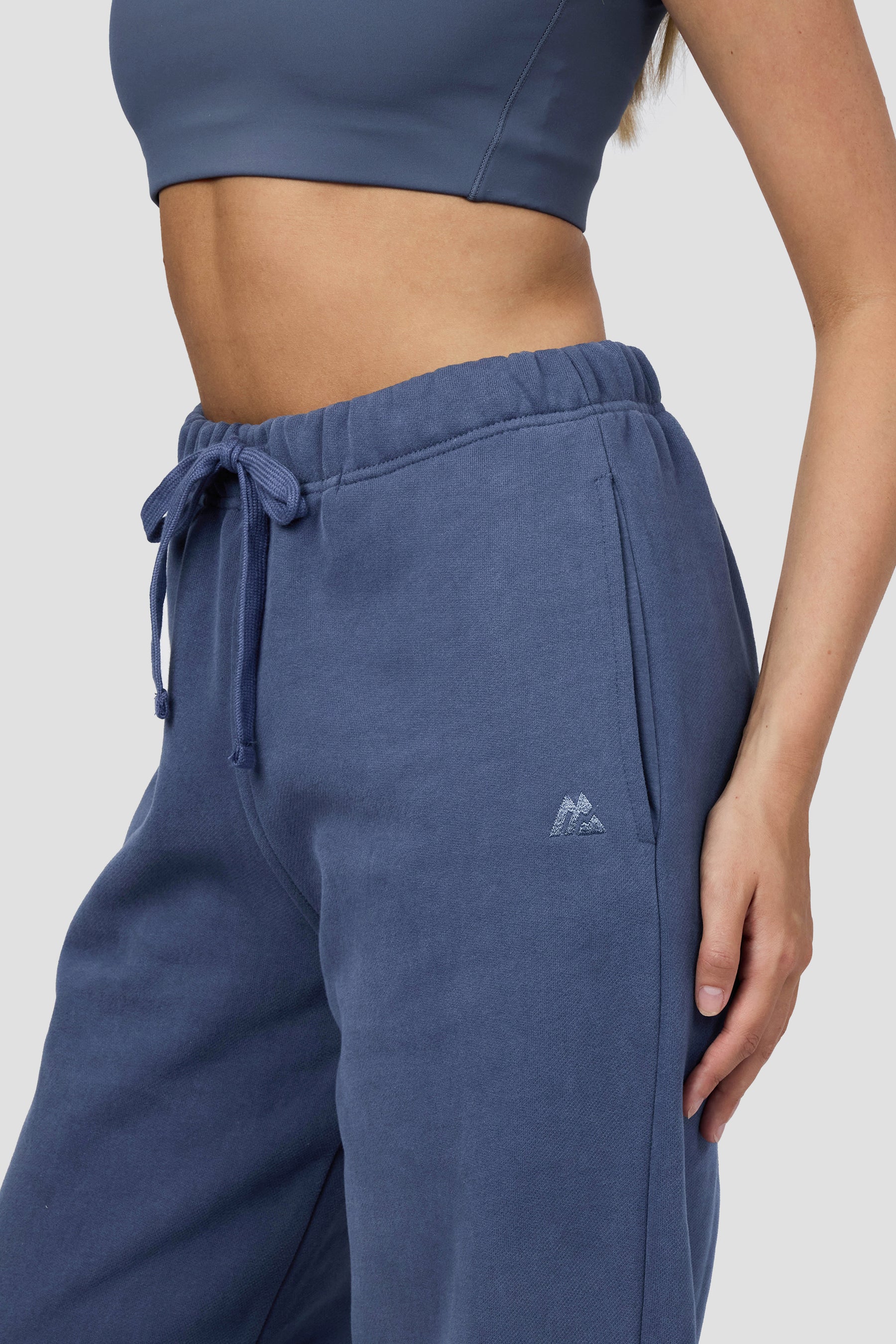 Form Fleece Wide Jogger - Greyed Indigo 