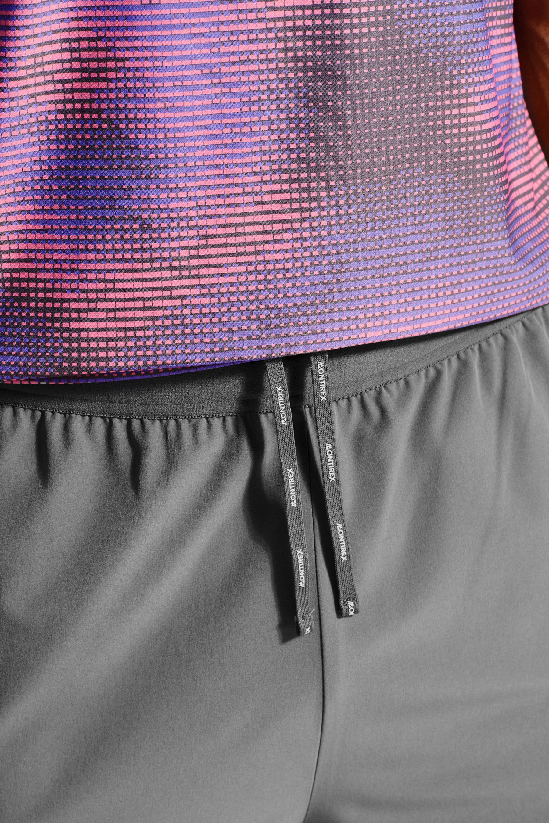 Haze Short - Cement Grey/Electric Purple/Mauve Pink