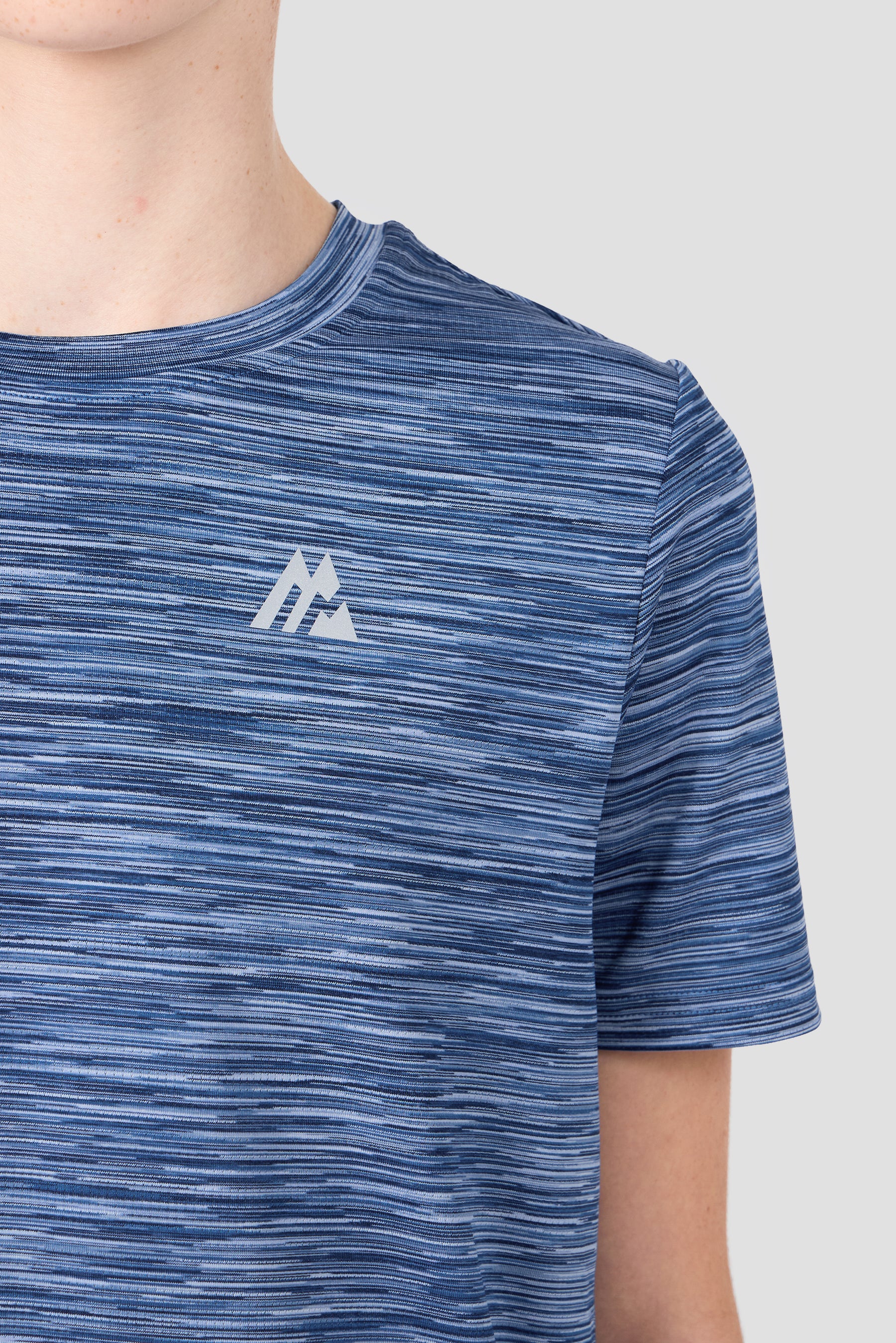 Boys Trail 2.0 T-Shirt  - Navy/Charcoal Blue Multi