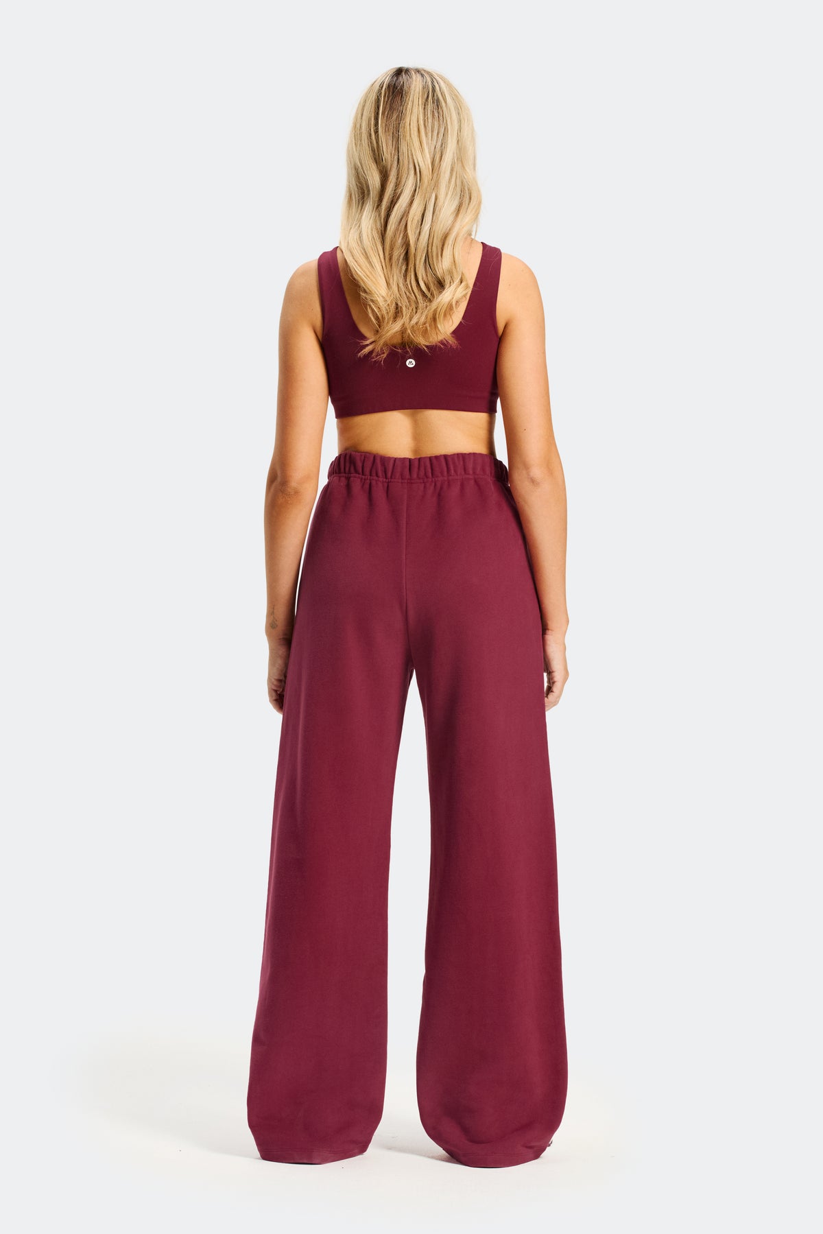 Form Jogging à jambes larges - Merlot