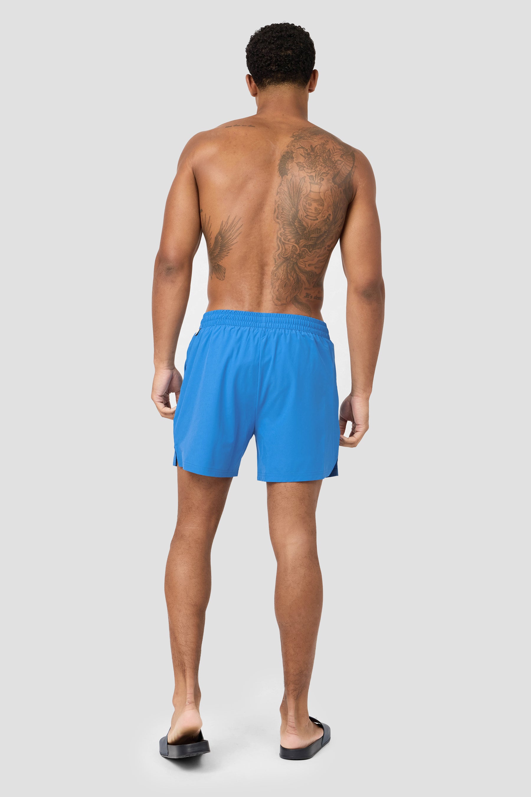 Monogram Swim Short - Celestial Blue