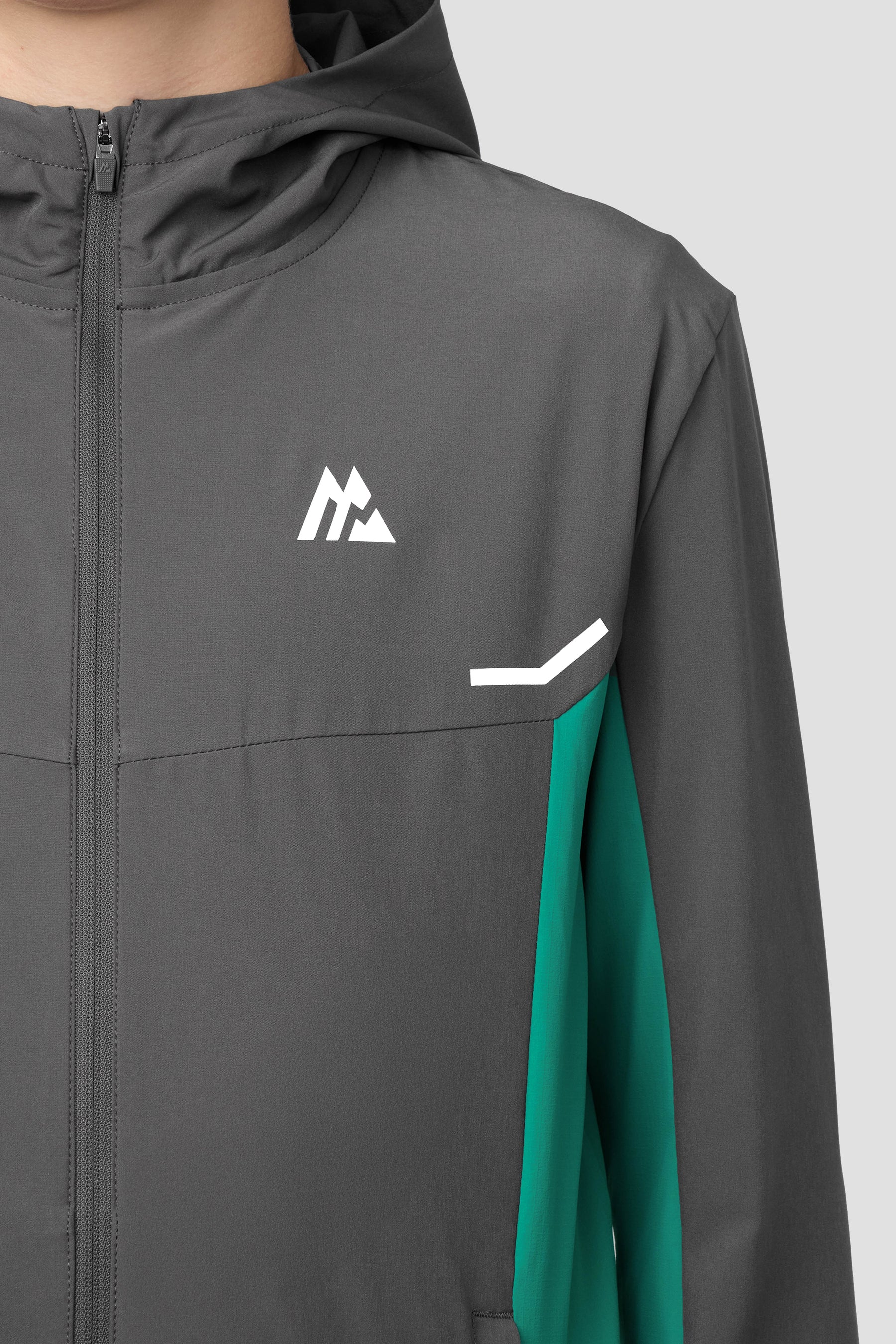 Boys Vortex Jacket - Cement Grey/Atlas