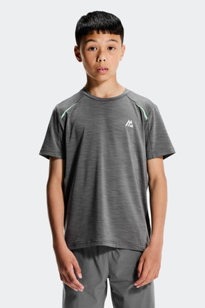 Boys Ignite T-Shirt - Cement Grey/Duck Egg