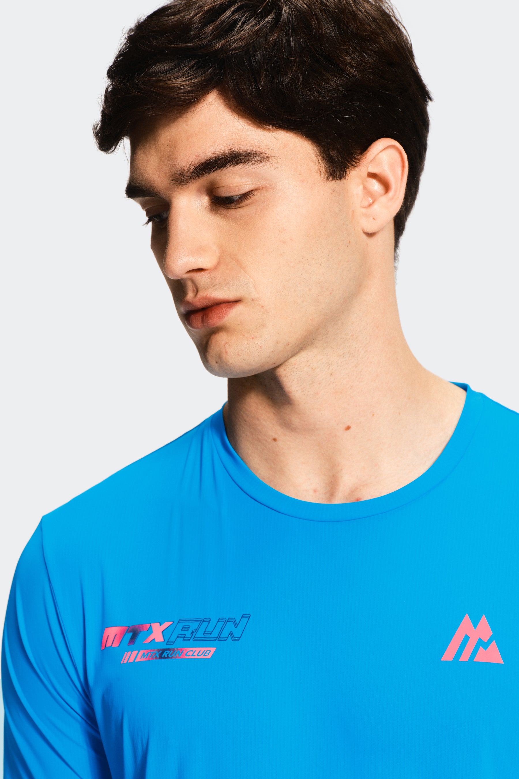 MTX Run Vertex T-Shirt - Maya Blue/Midnight Blue