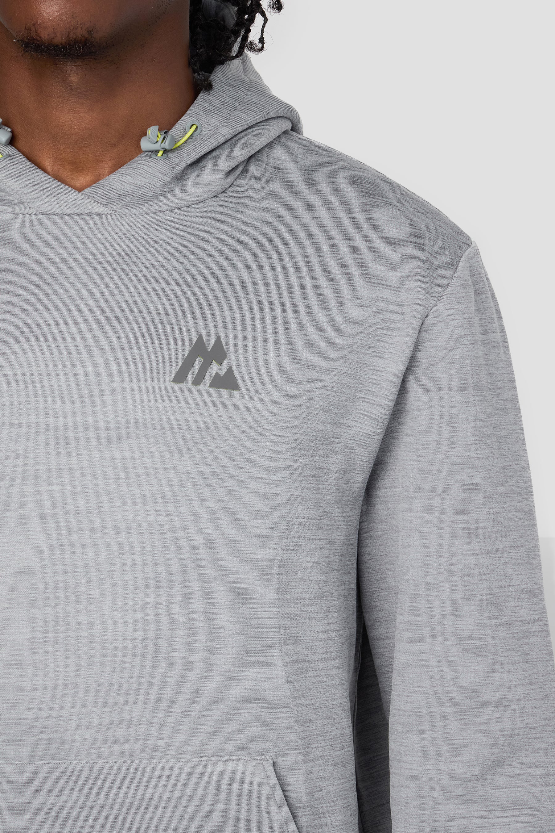 Rapid Fleece Hood - Cement Grey