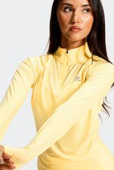 Breathe 1/4 Zip - Lemon
