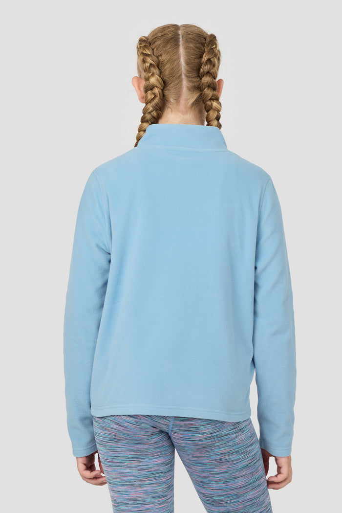 Girls Everest Oversized 1/4 Zip Fleece - Fresh Water