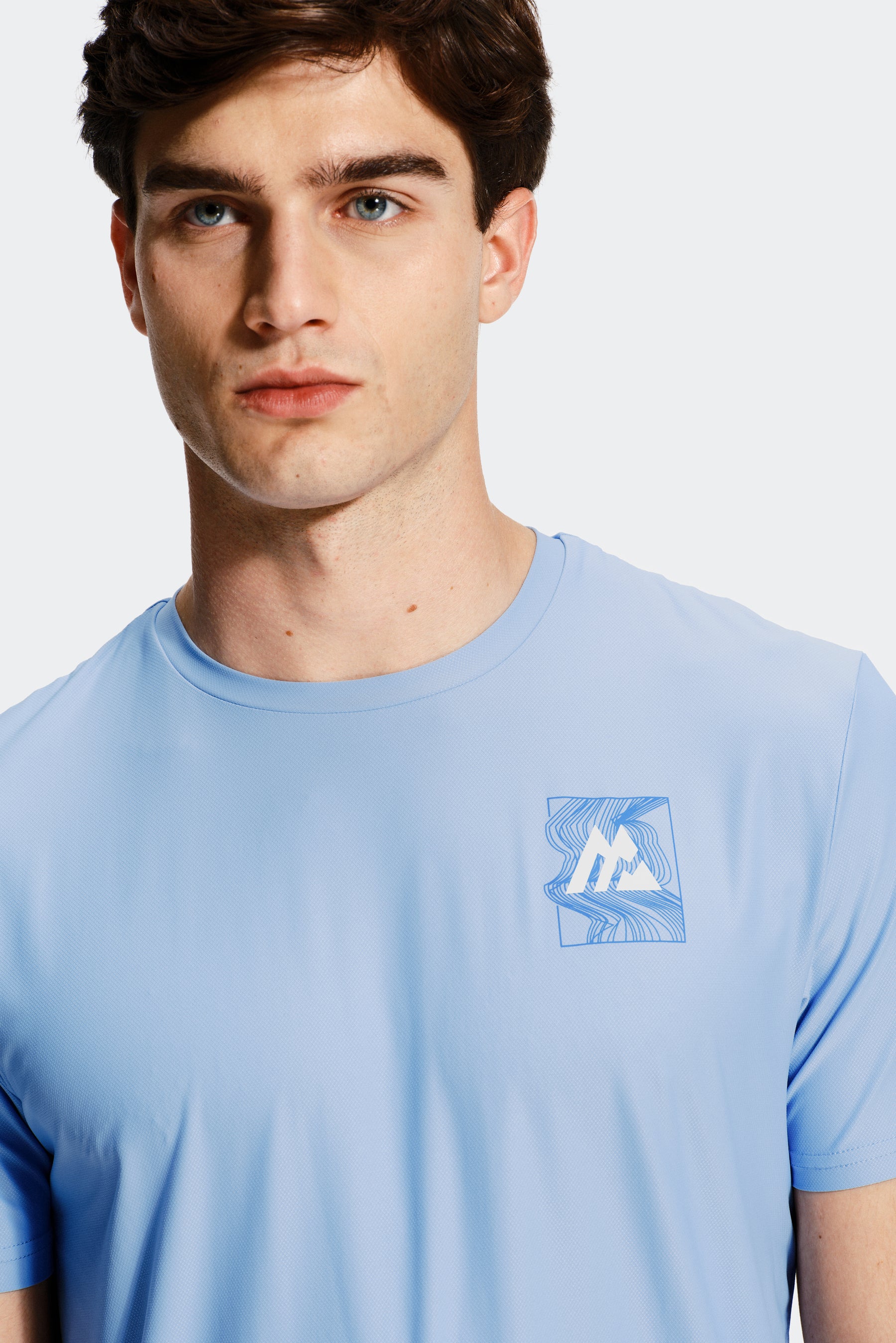 Frequency T-Shirt - Cloudy Blue/Charcoal Blue
