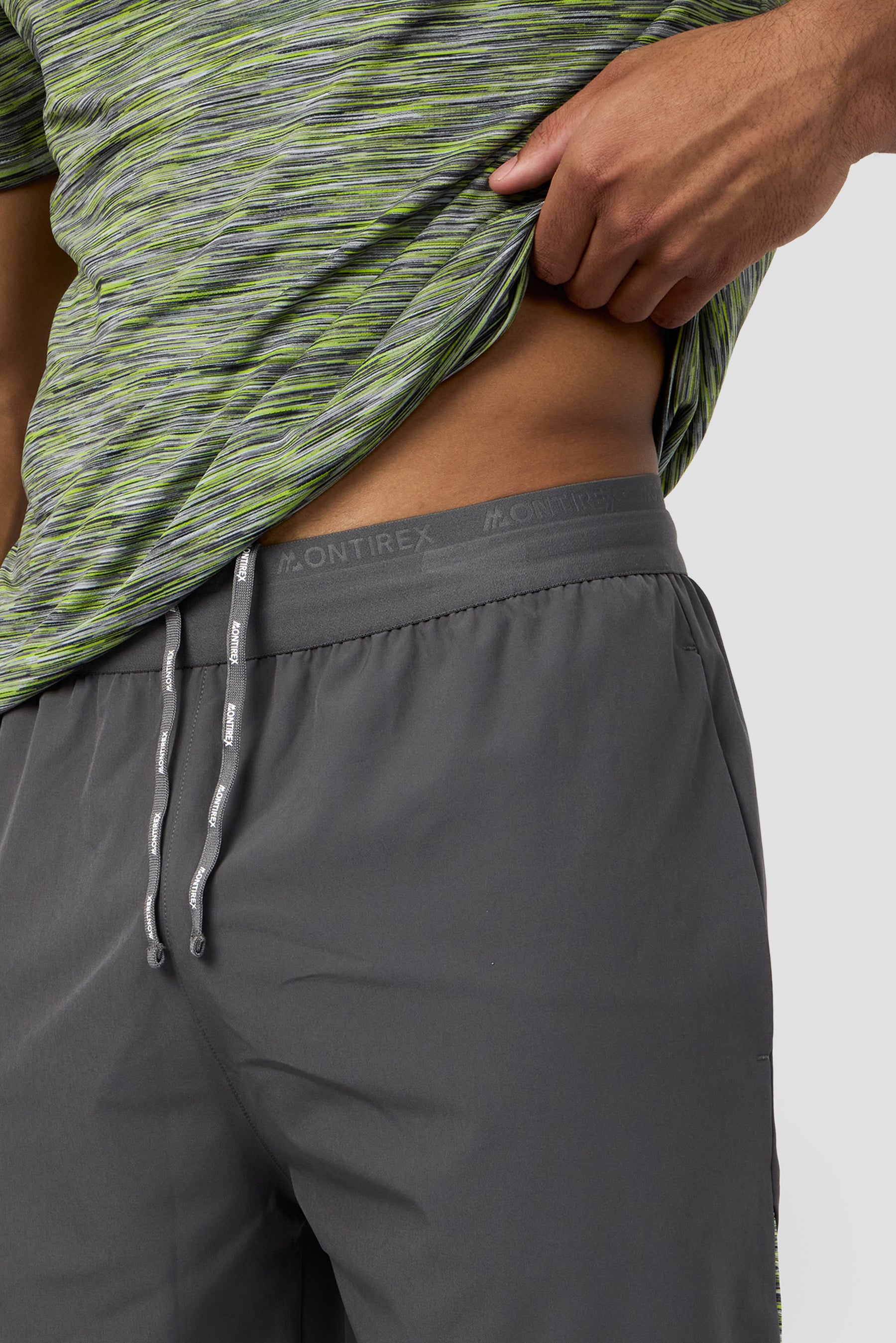 Trail Panel Short - Lime/Grey/Black