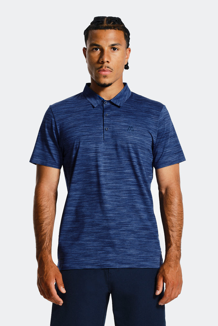 Trail Polo - Navy/Blue Multi