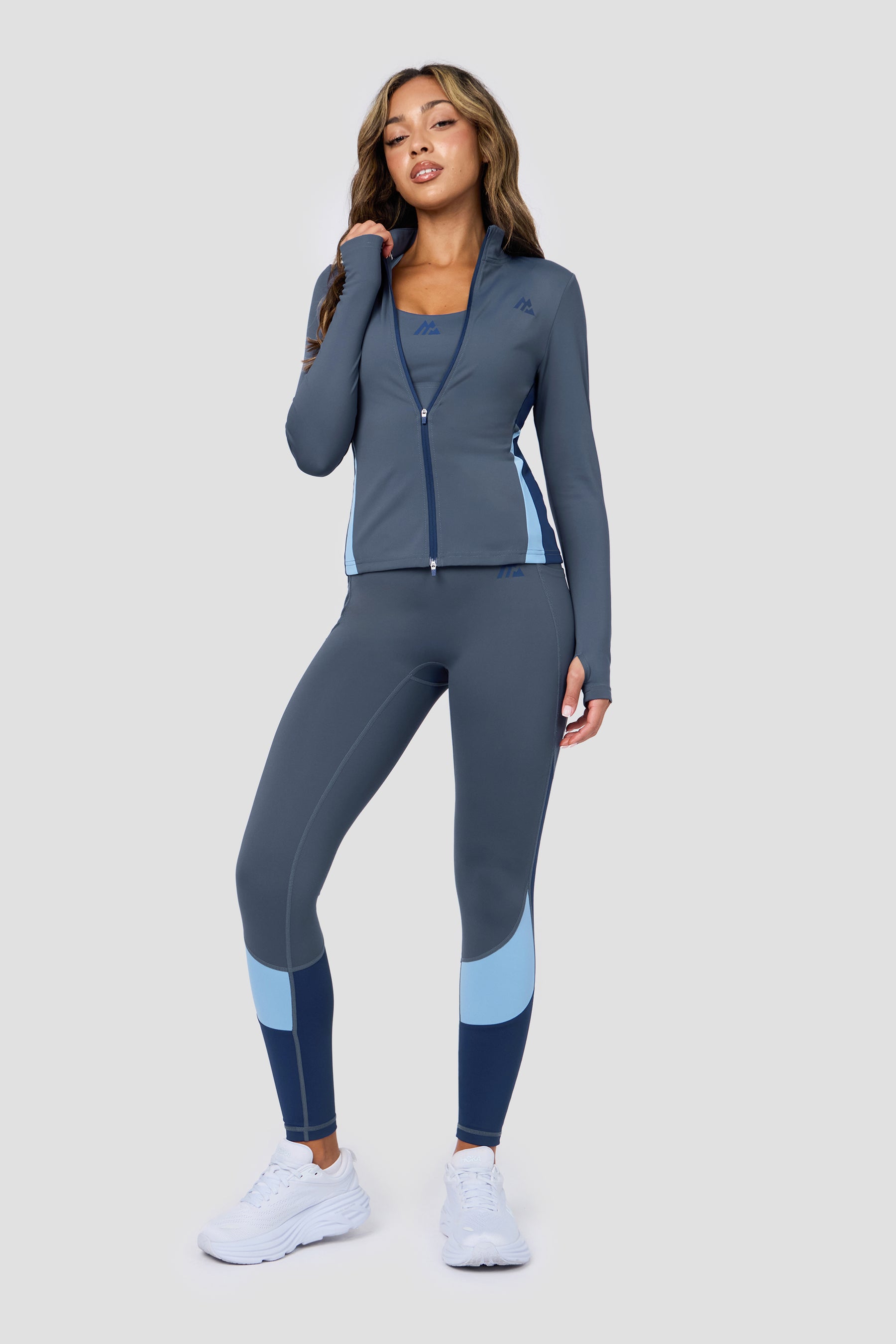 STRIDE FULL ZIP - VINTAGE INDIGO/GLACIER LAKE/ESTATE BLUE