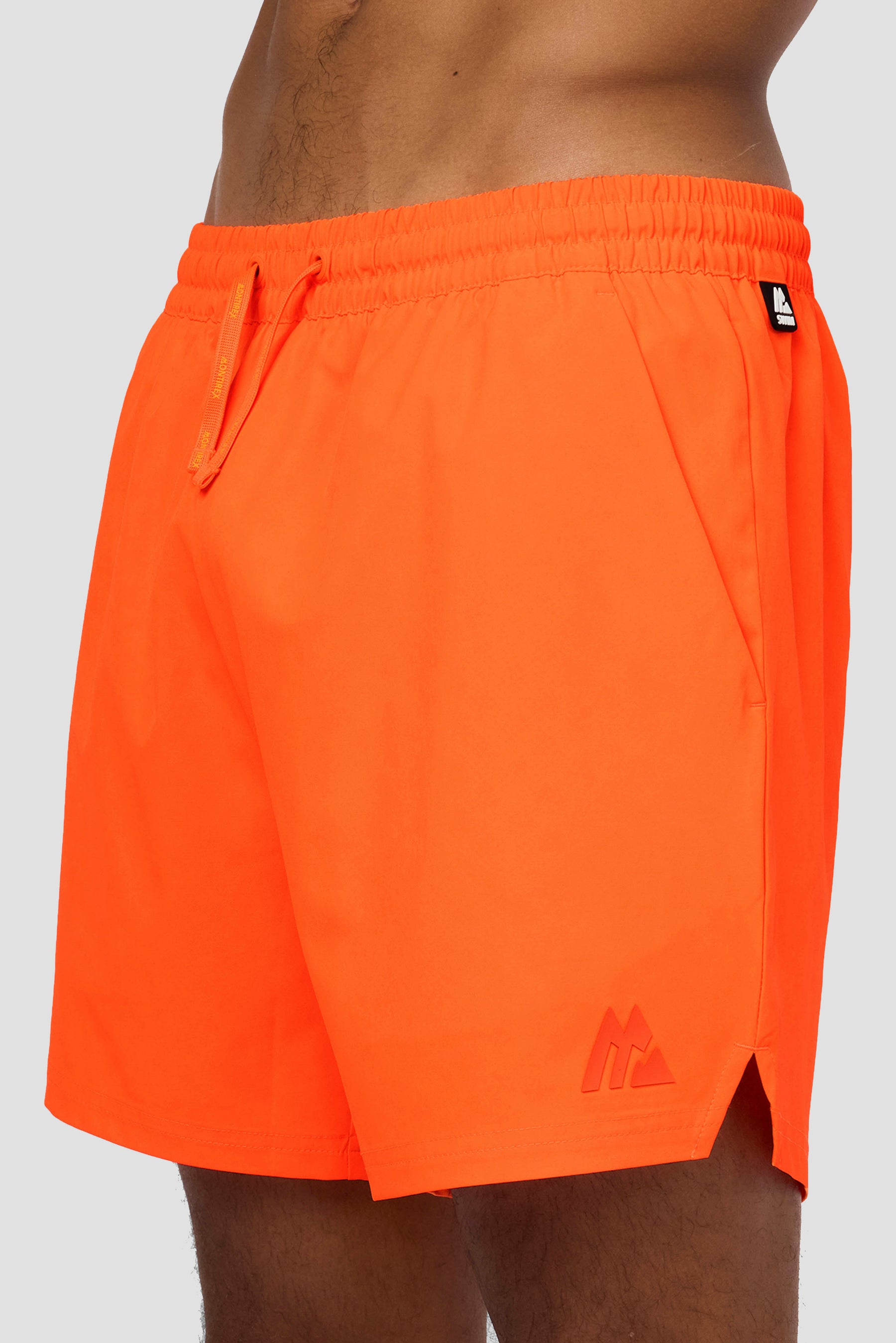 Monogram Swim Short - Fiery Orange