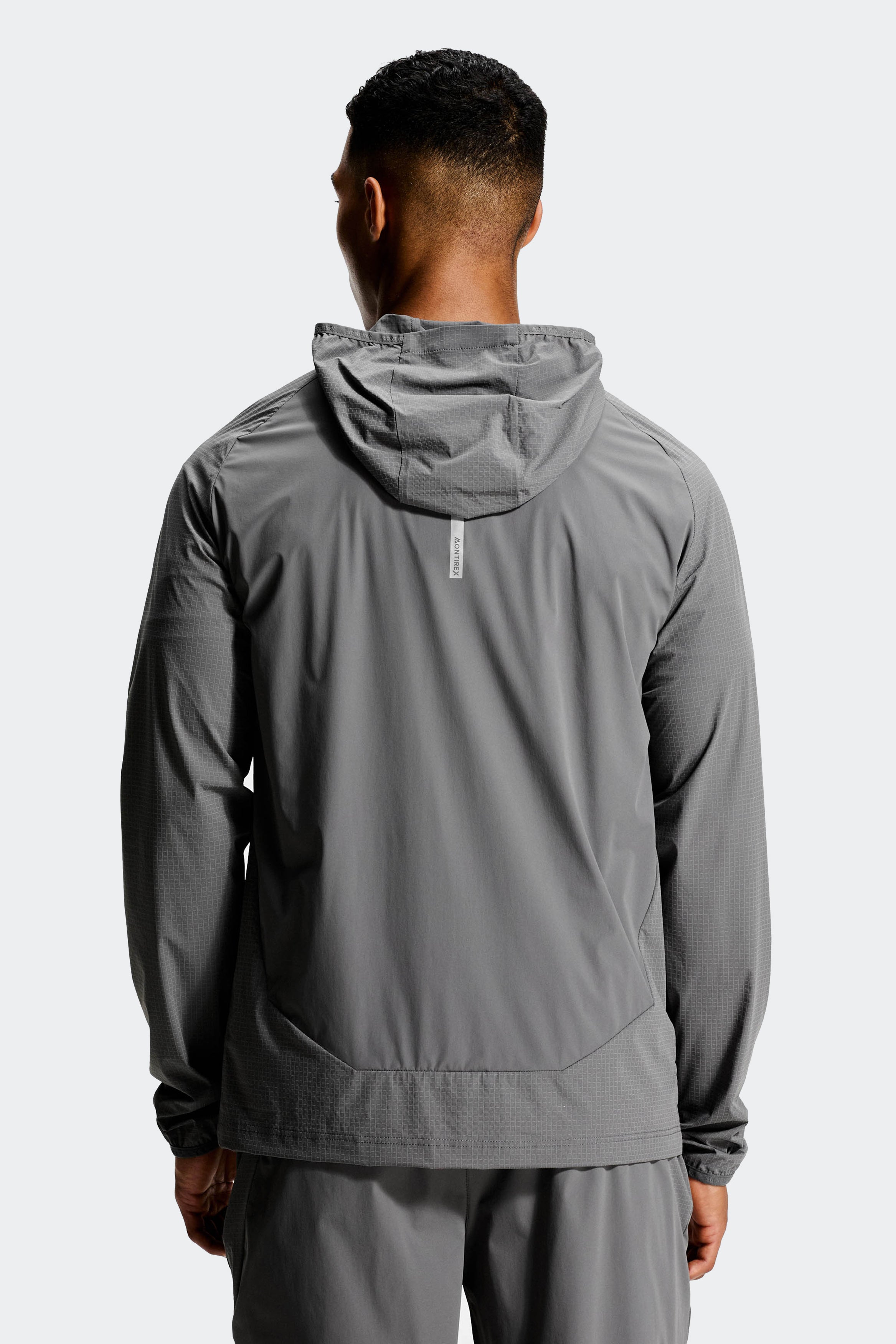 Argent Reflective Jacket Cement Grey | Montirex Sportswear Gymwear