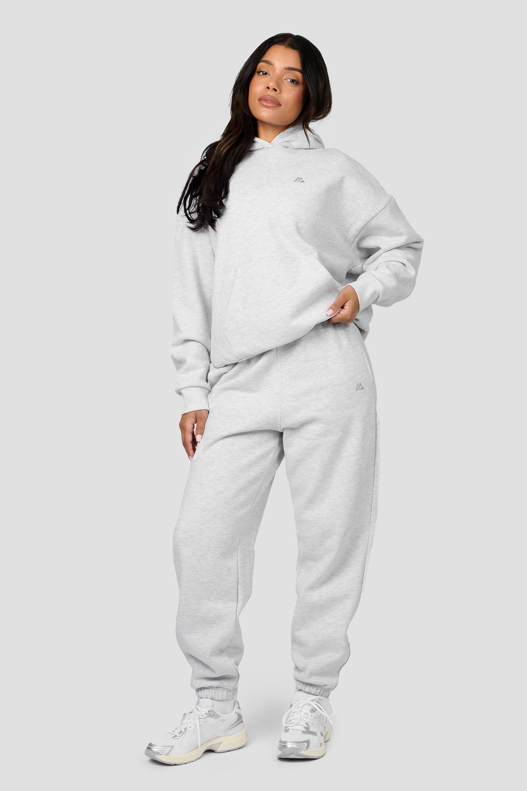 Form Oversized Hoodie - Platinum Grey Marl