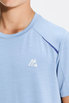 Boys Ignite T-Shirt - Cloudy Sky/Marine Blue