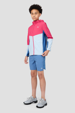 Boys Spectra Windbreaker - Cerise/Summer Mist/Charcoal Blue