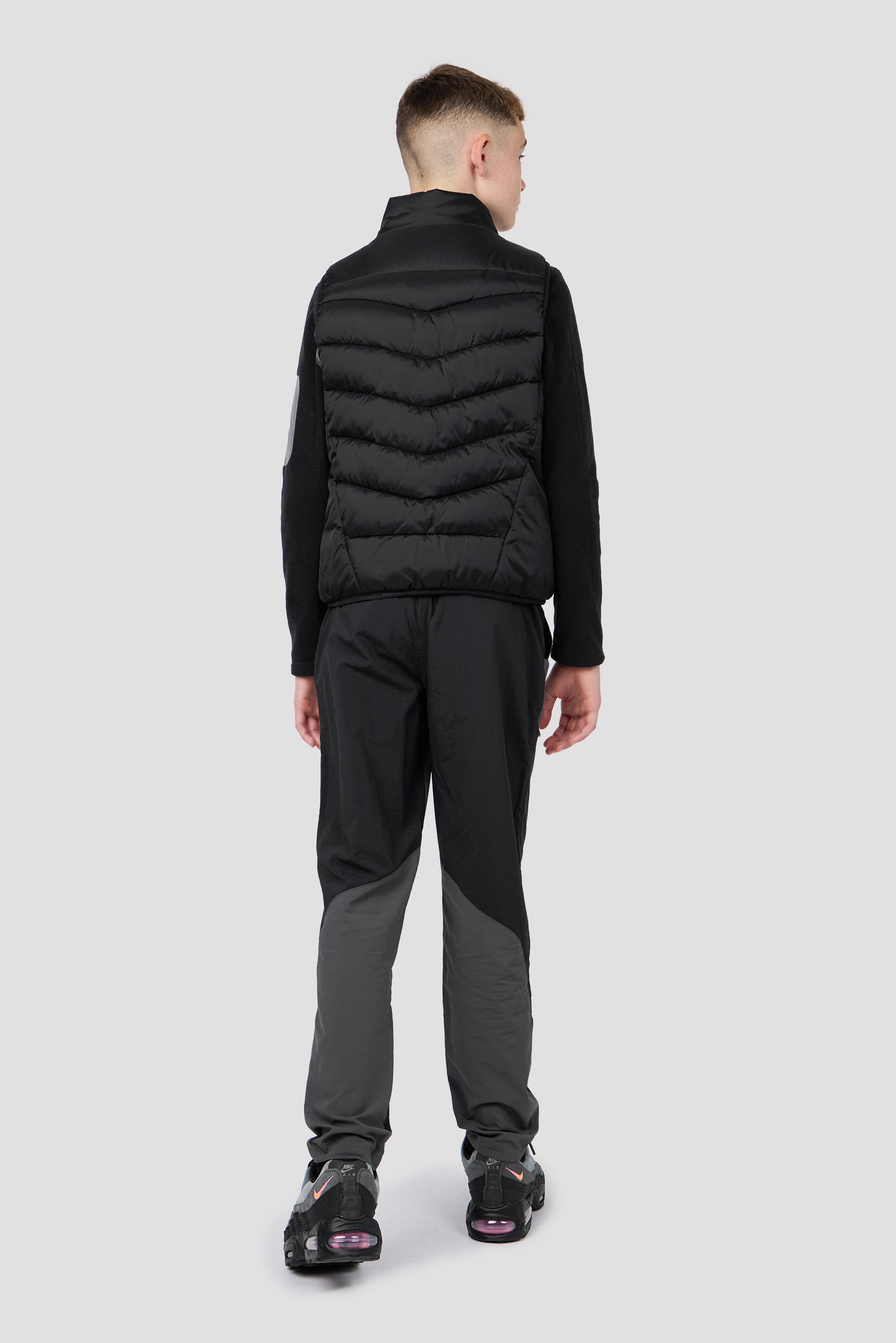 Boys Col Gilet - Black