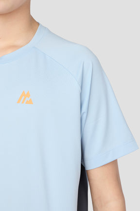 Boys Optic T-Shirt - Summer Mist/Slate Grey/Tangerine Glow
